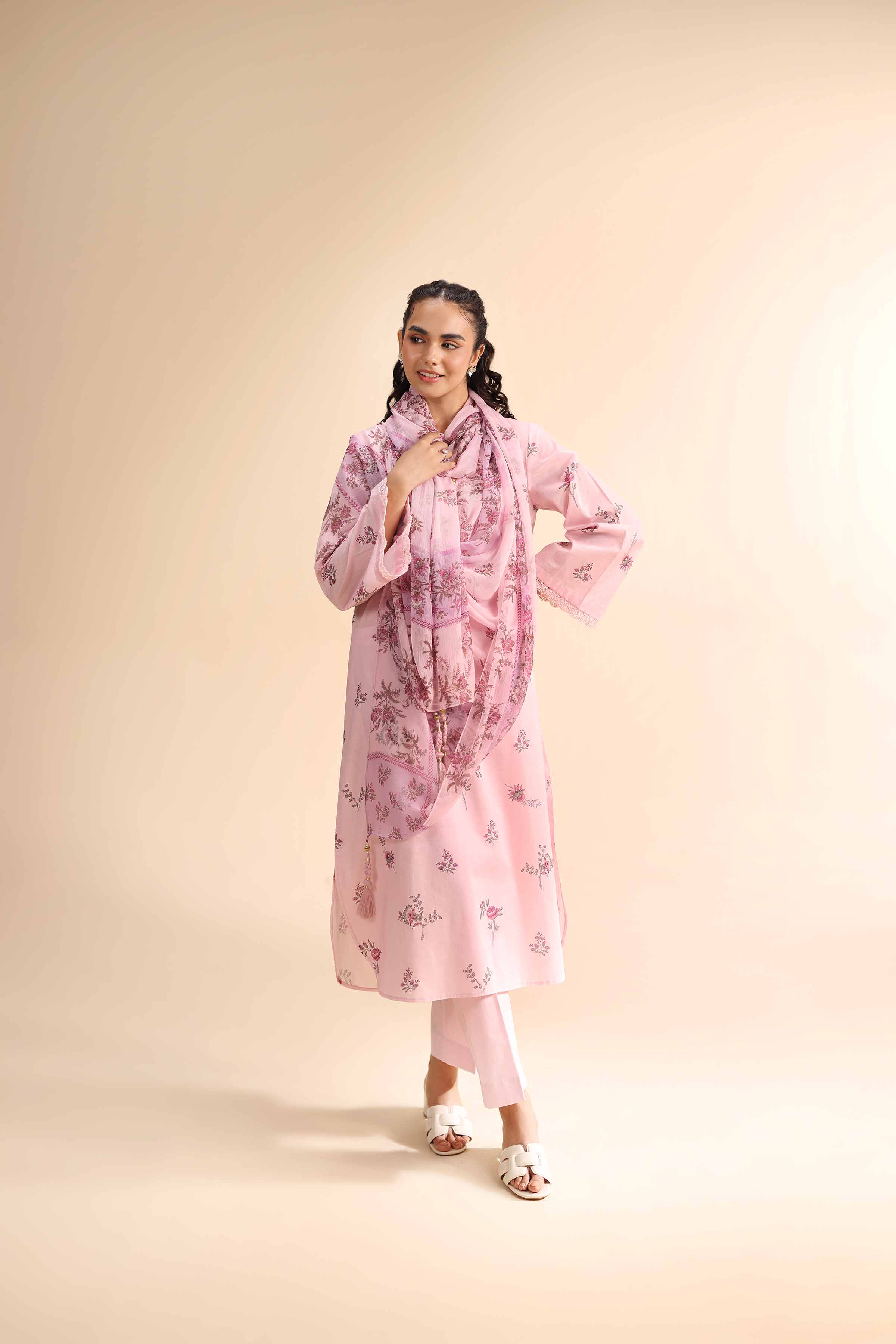 2 Piece - Printed Suit - 42501033 for Women - Unstitched Collection | Nishat | Shop Online