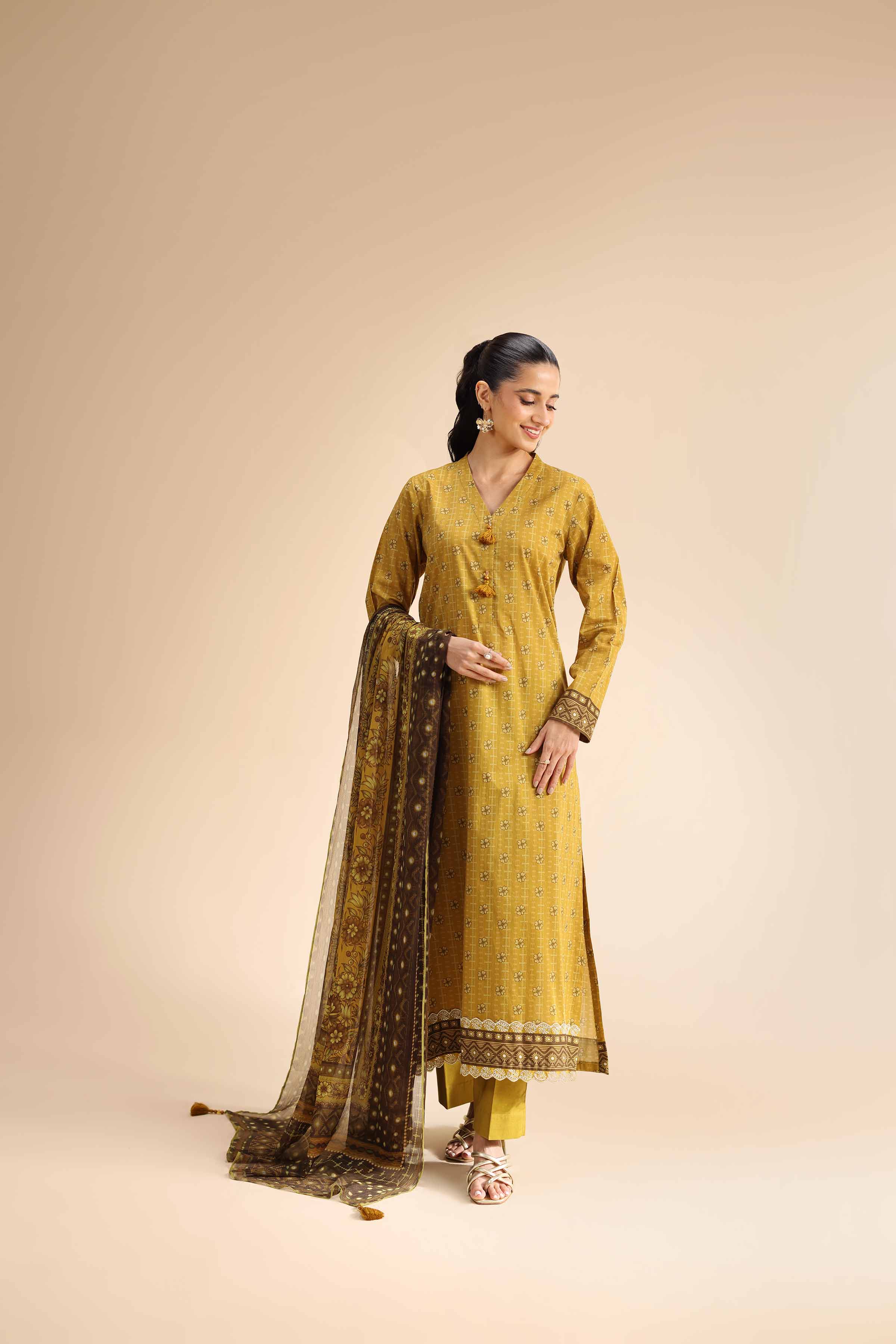 2 Piece - Printed Suit - 42501035 for Women - Unstitched Collection | Nishat | Shop Online