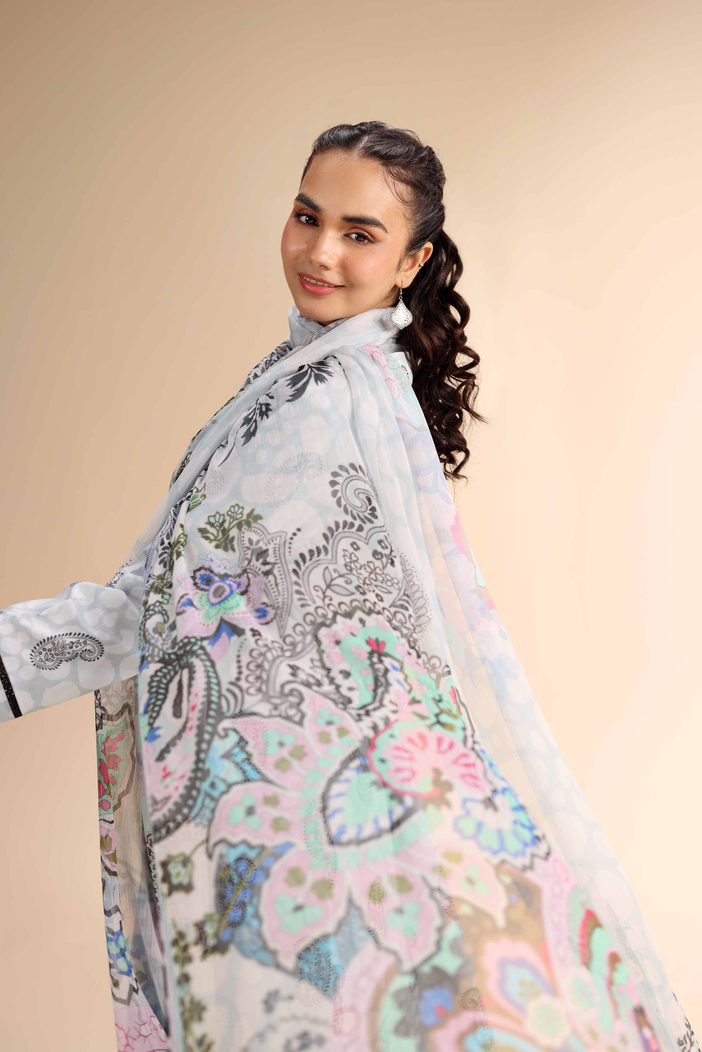 2 Piece - Printed Suit - 42501036 for Women - Unstitched Collection | Nishat | Shop Online