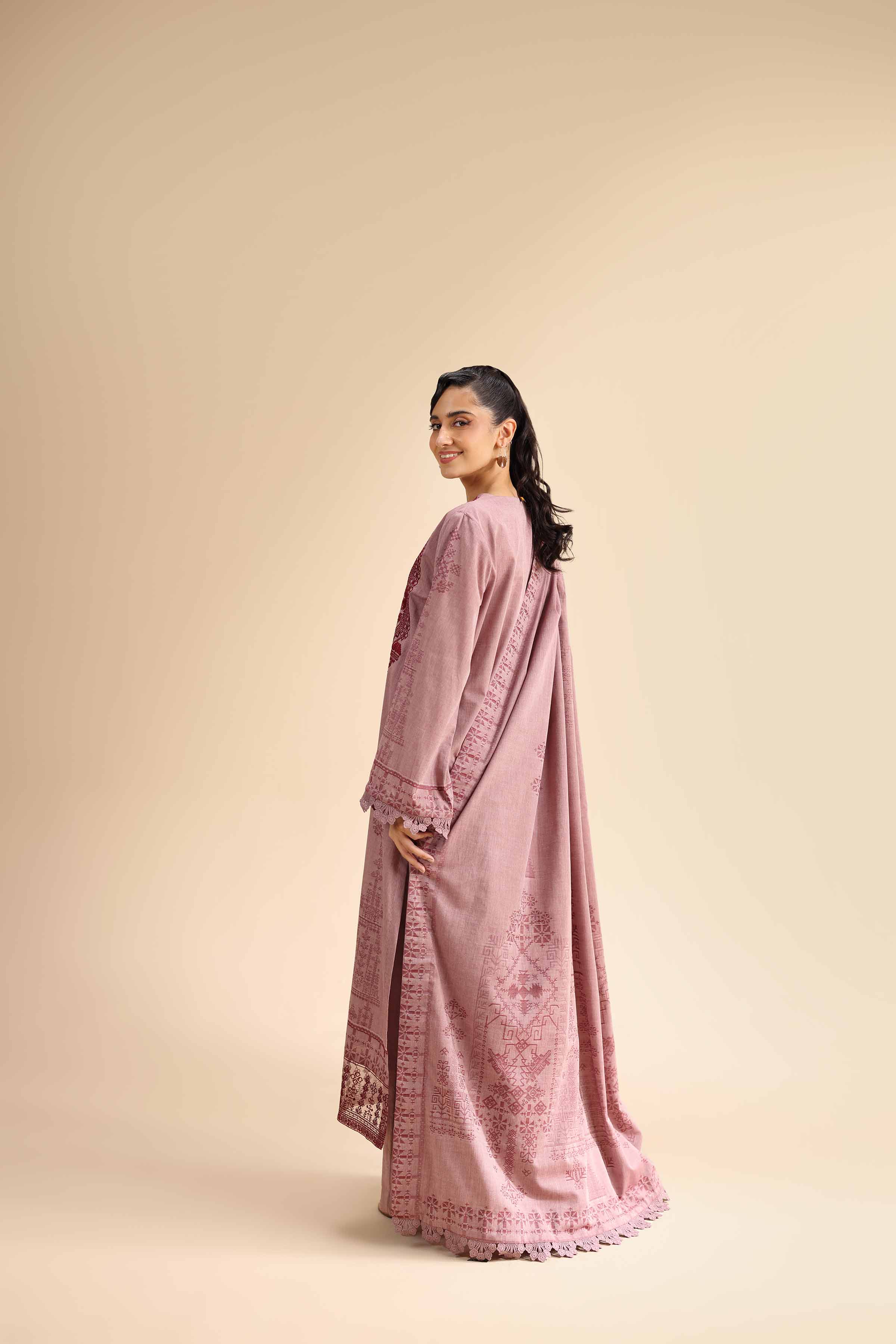 3 Piece - Jacquard Embroidered Suit - 42501047 for Women - Unstitched Collection | Nishat | Shop Online