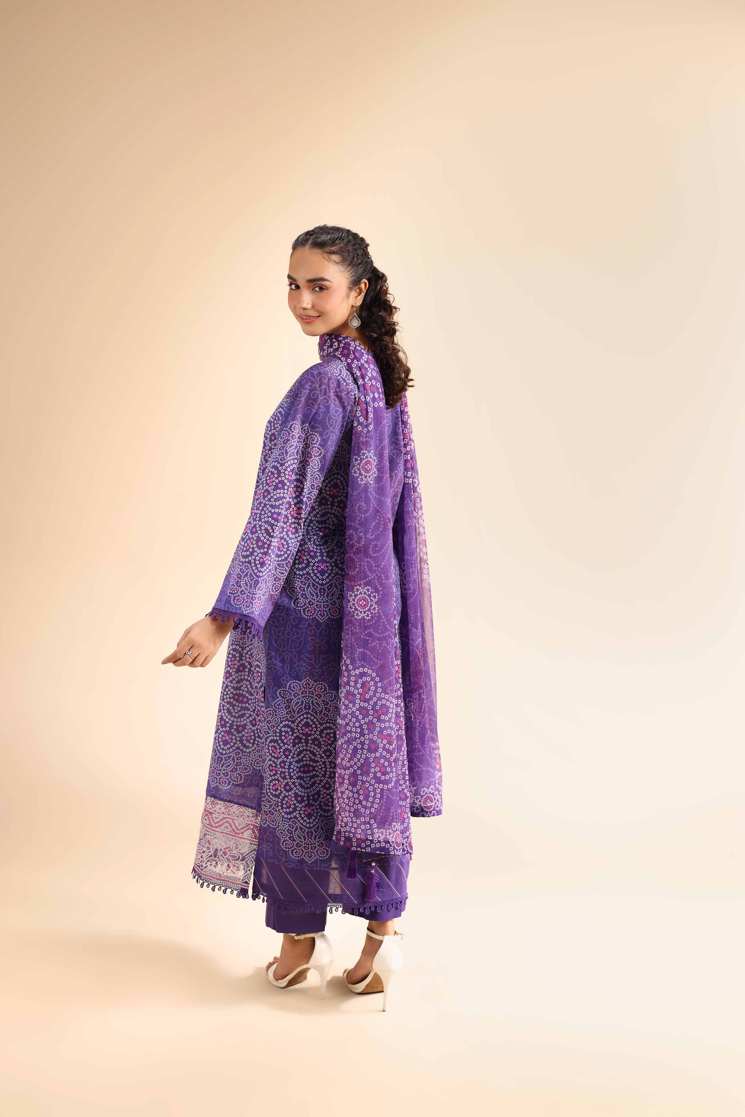 3 Piece - Digital Printed Embroidered Suit - 42501051 for Women - Unstitched Collection | Nishat | Shop Online
