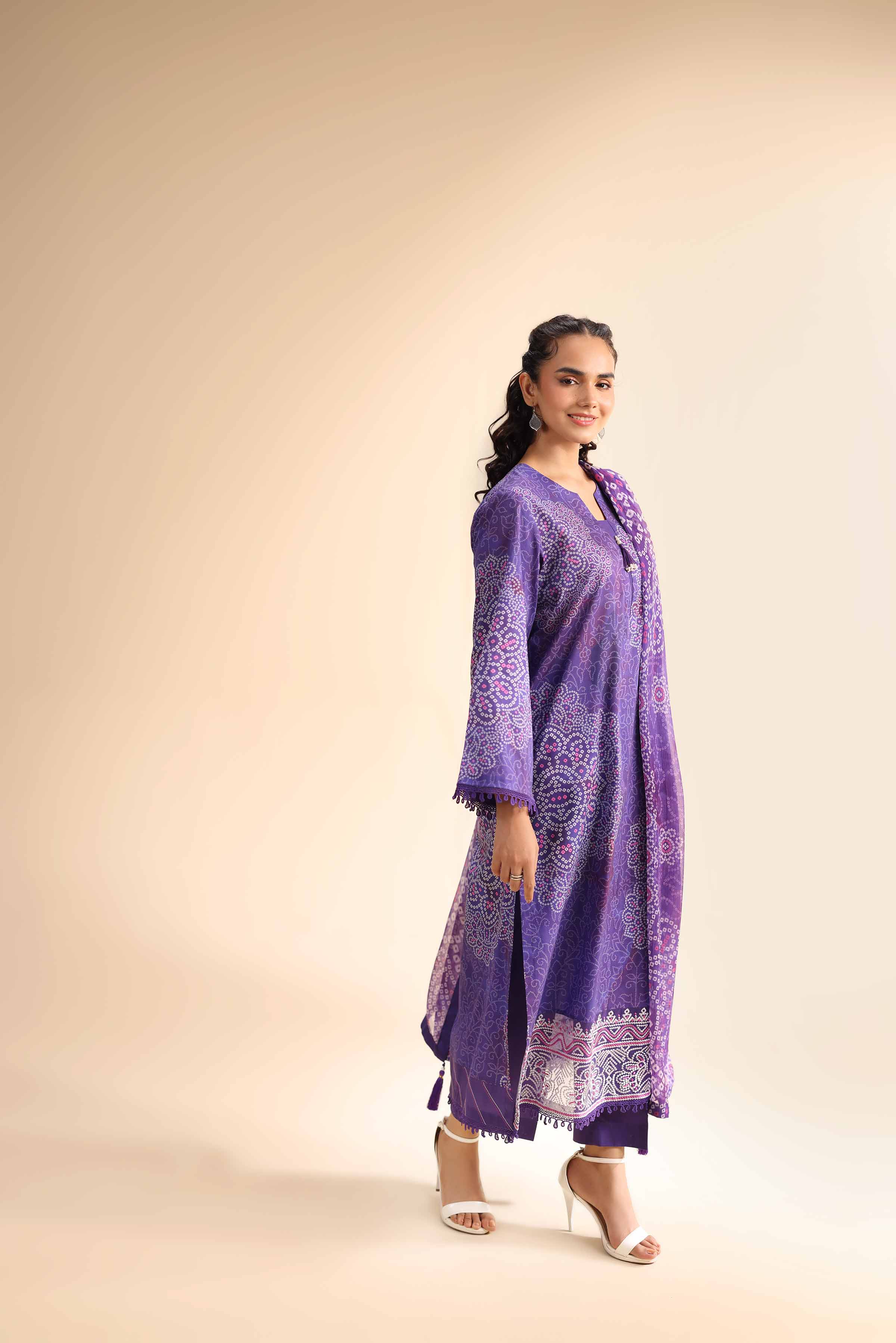 3 Piece - Digital Printed Embroidered Suit - 42501051 for Women - Unstitched Collection | Nishat | Shop Online