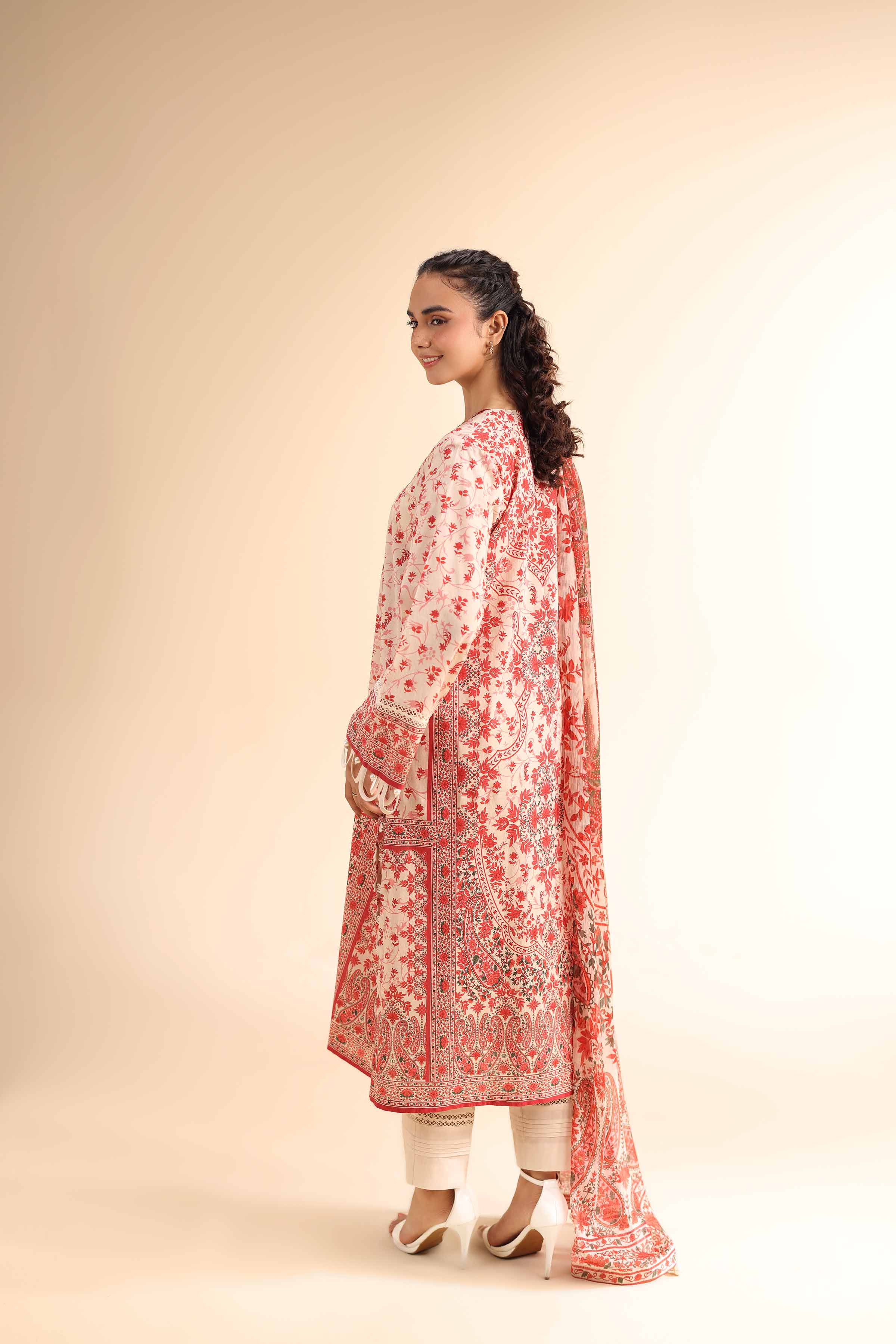 3 Piece - Digital Printed Embroidered Suit - 42501053 for Women - Unstitched Collection | Nishat | Shop Online