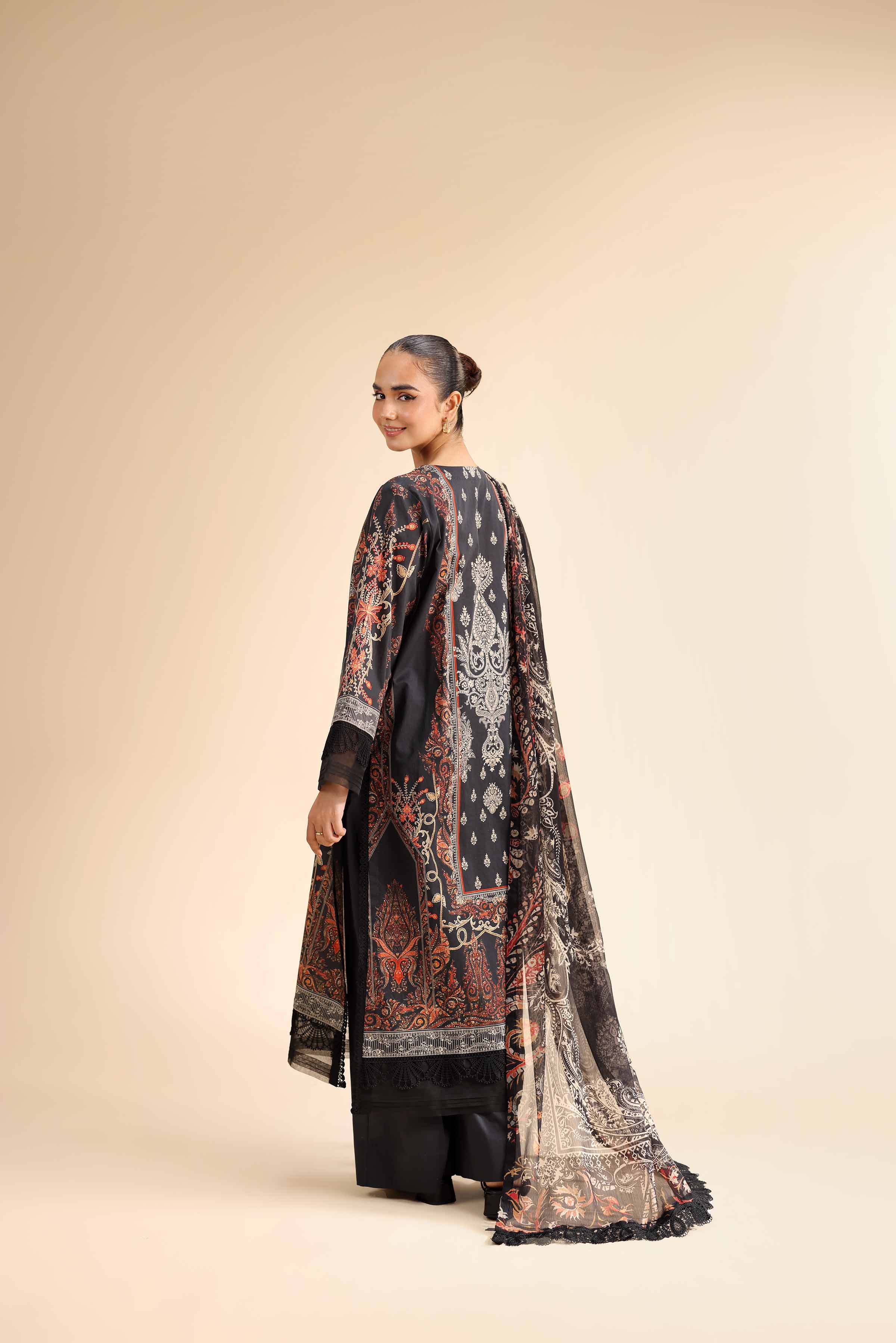 3 Piece - Digital Printed Embroidered Suit - 42501054 for Women - Unstitched Collection | Nishat | Shop Online