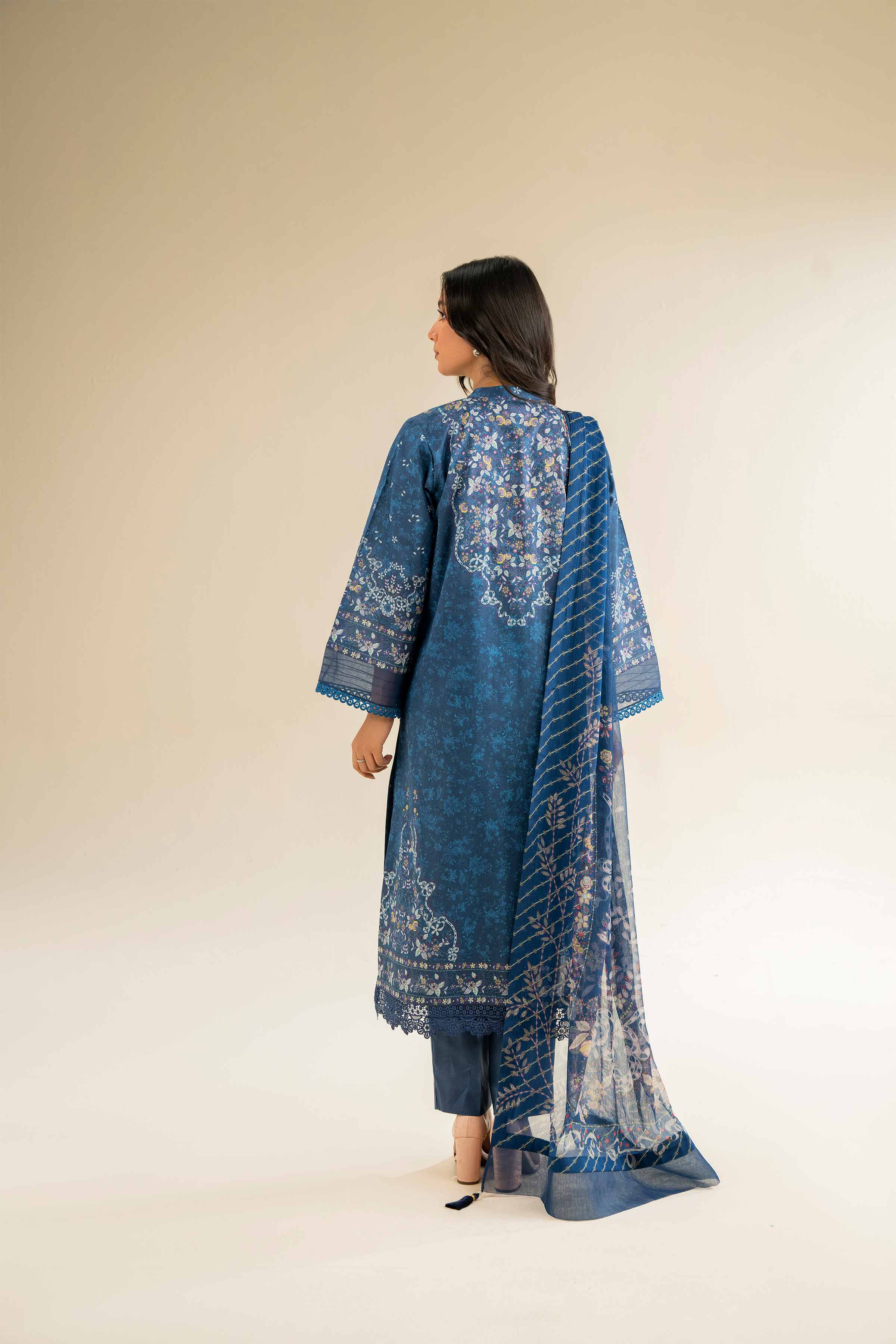 3 Piece - Digital Printed Embroidered Suit - 42501056 for Women - Unstitched Collection | Nishat | Shop Online
