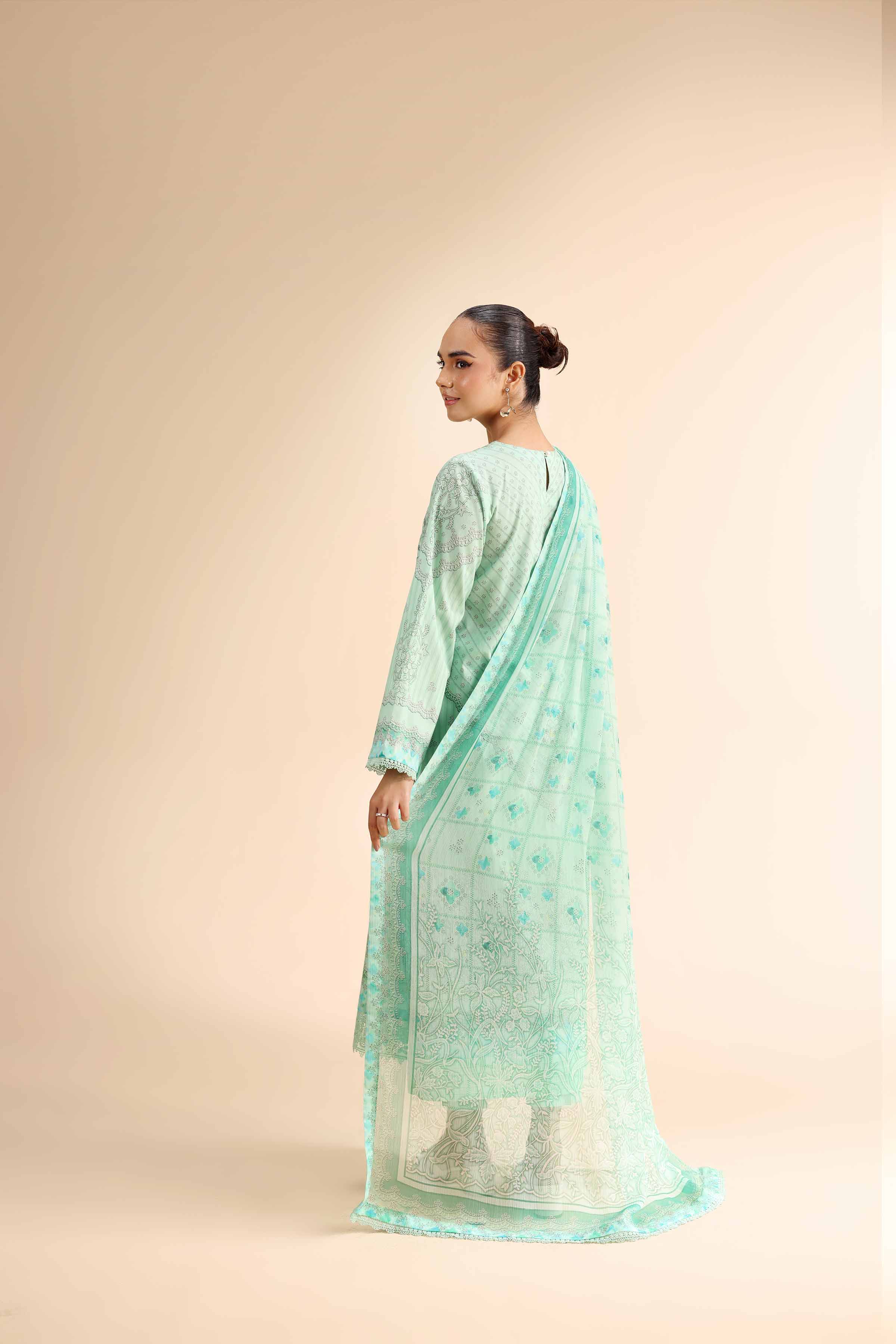 3 Piece - Digital Printed Embroidered Suit - 42501058 for Women - Unstitched Collection | Nishat | Shop Online