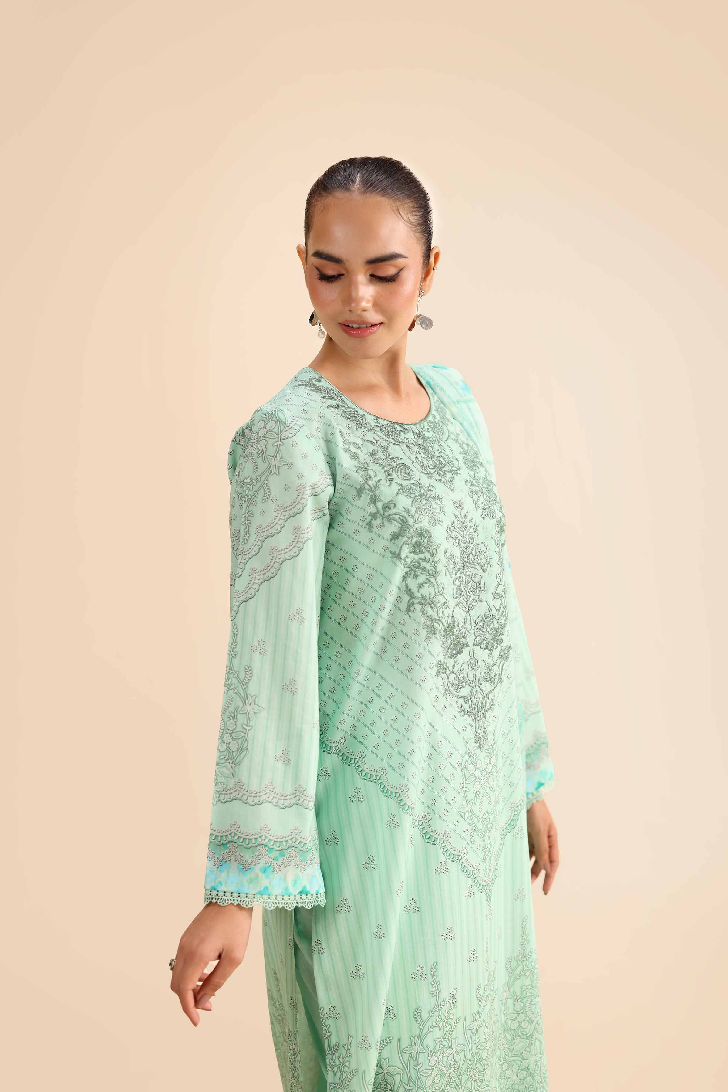 3 Piece - Digital Printed Embroidered Suit - 42501058 for Women - Unstitched Collection | Nishat | Shop Online