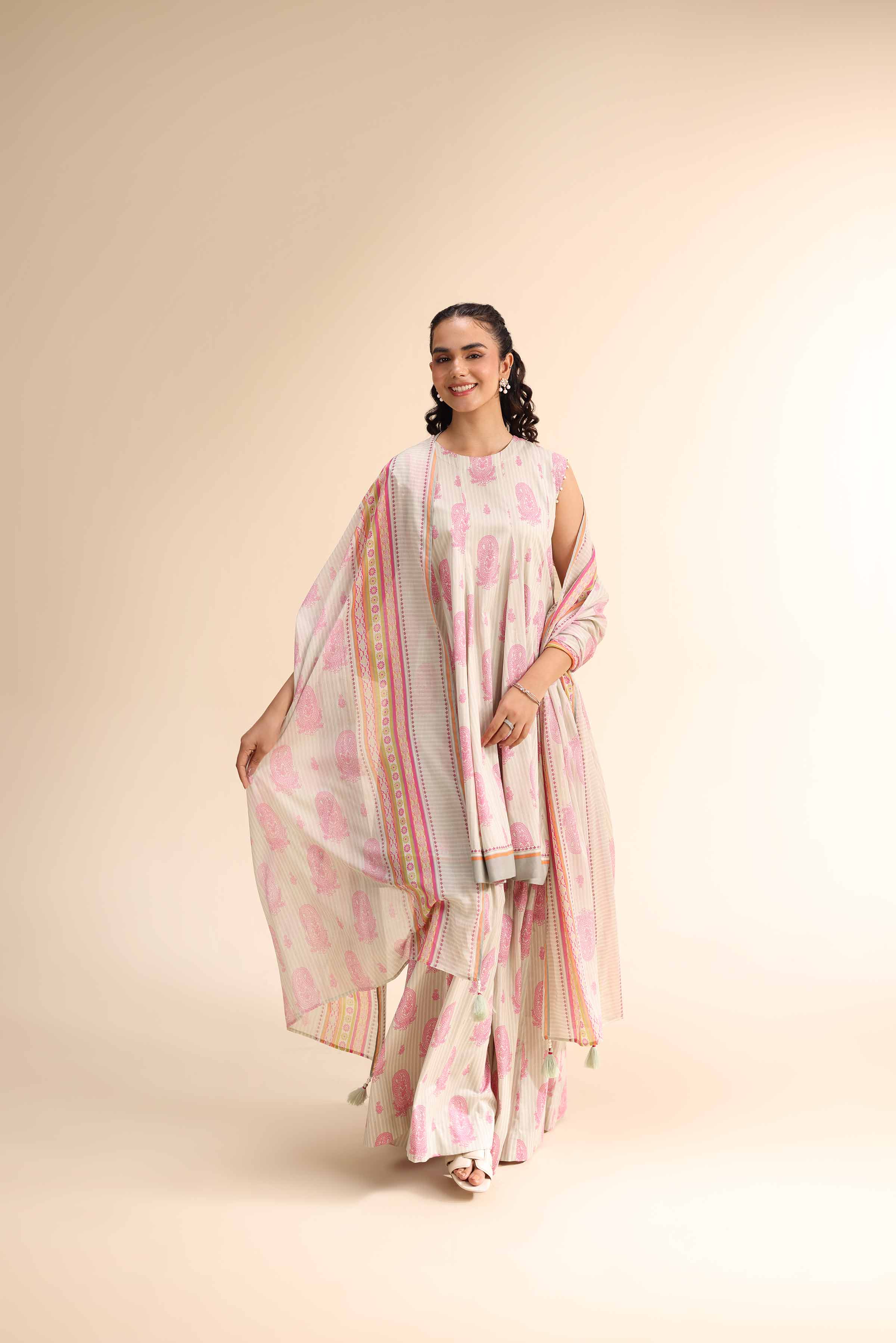 3 Piece - Printed Suit - 42501061 for Women - Unstitched Collection | Nishat | Shop Online