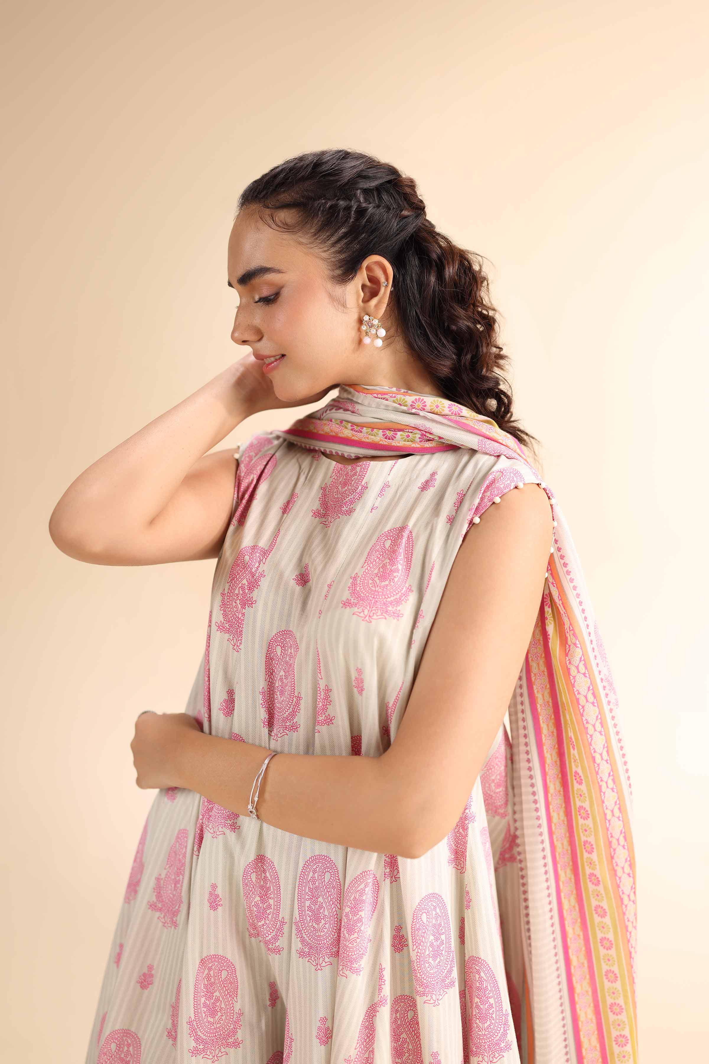 3 Piece - Printed Suit - 42501061 for Women - Unstitched Collection | Nishat | Shop Online