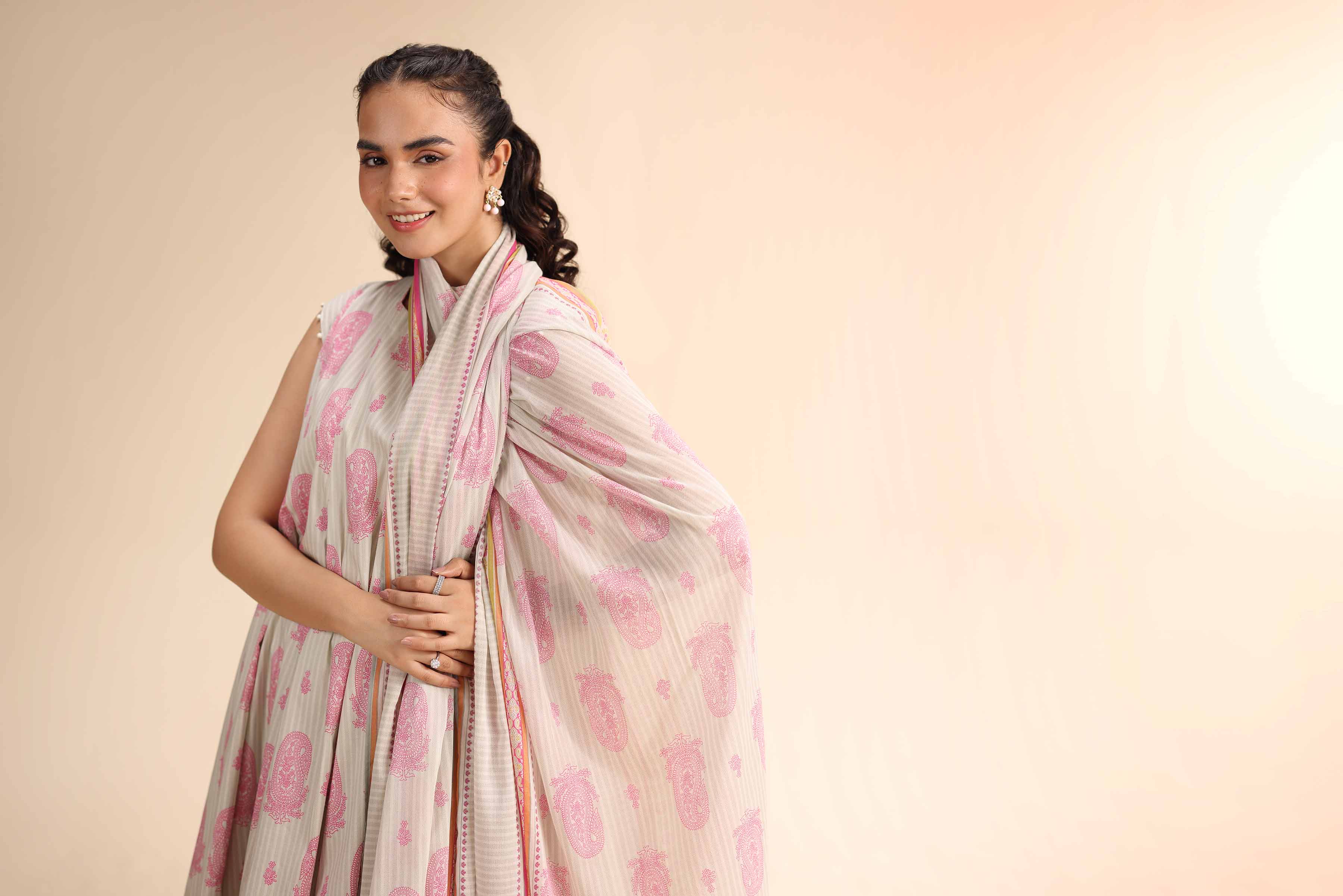 3 Piece - Printed Suit - 42501061 for Women - Unstitched Collection | Nishat | Shop Online