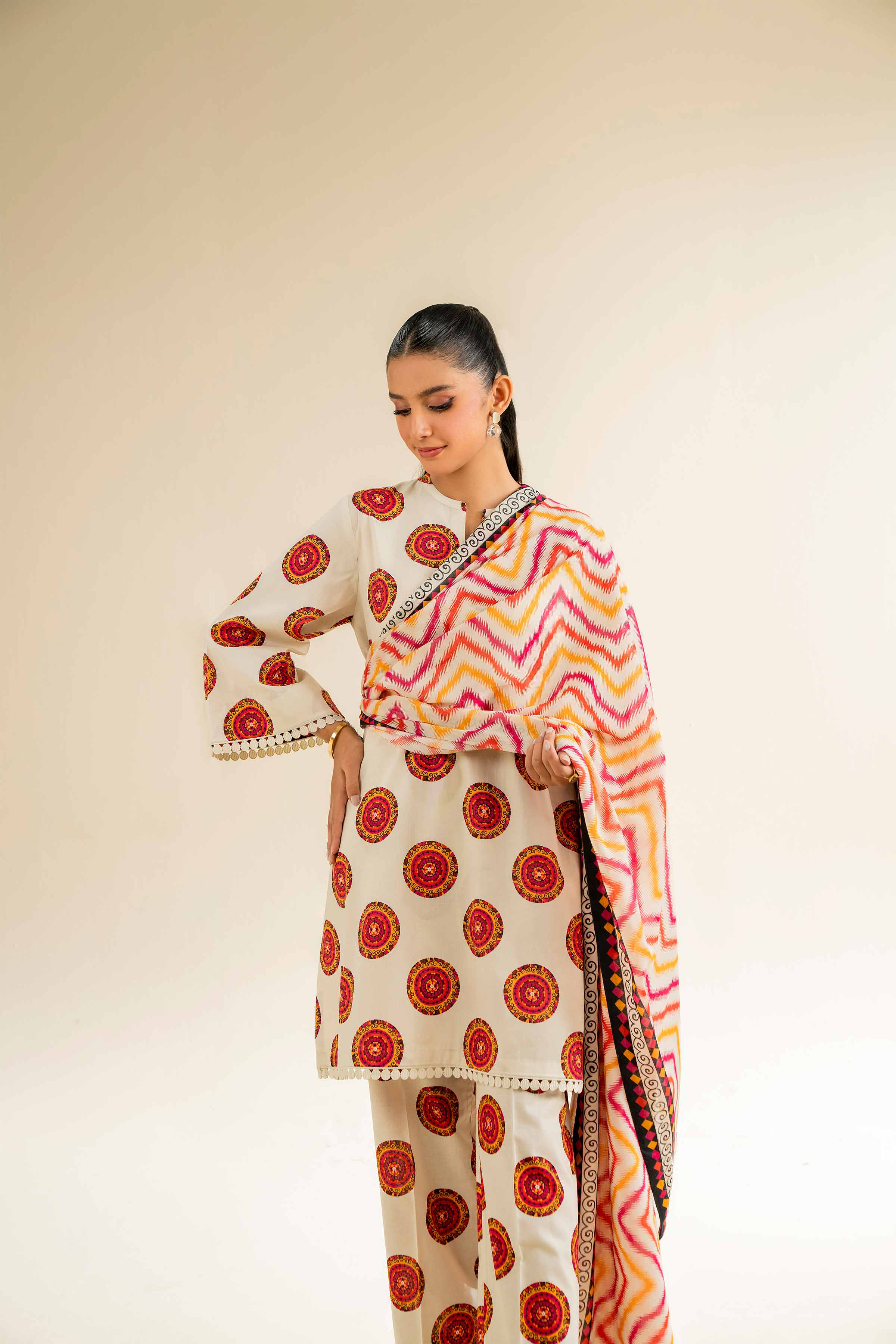 3 Piece - Printed Suit - 42501062 for Women - Unstitched Collection | Nishat | Shop Online