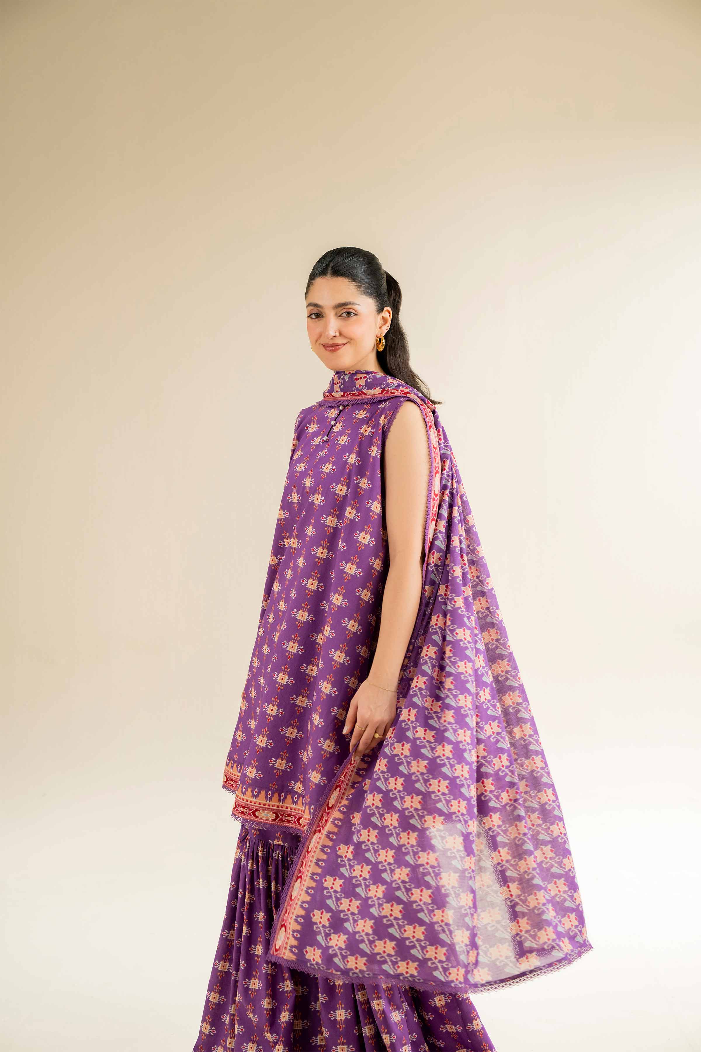 3 Piece - Printed Suit - 42501063 for Women - Unstitched Collection | Nishat | Shop Online