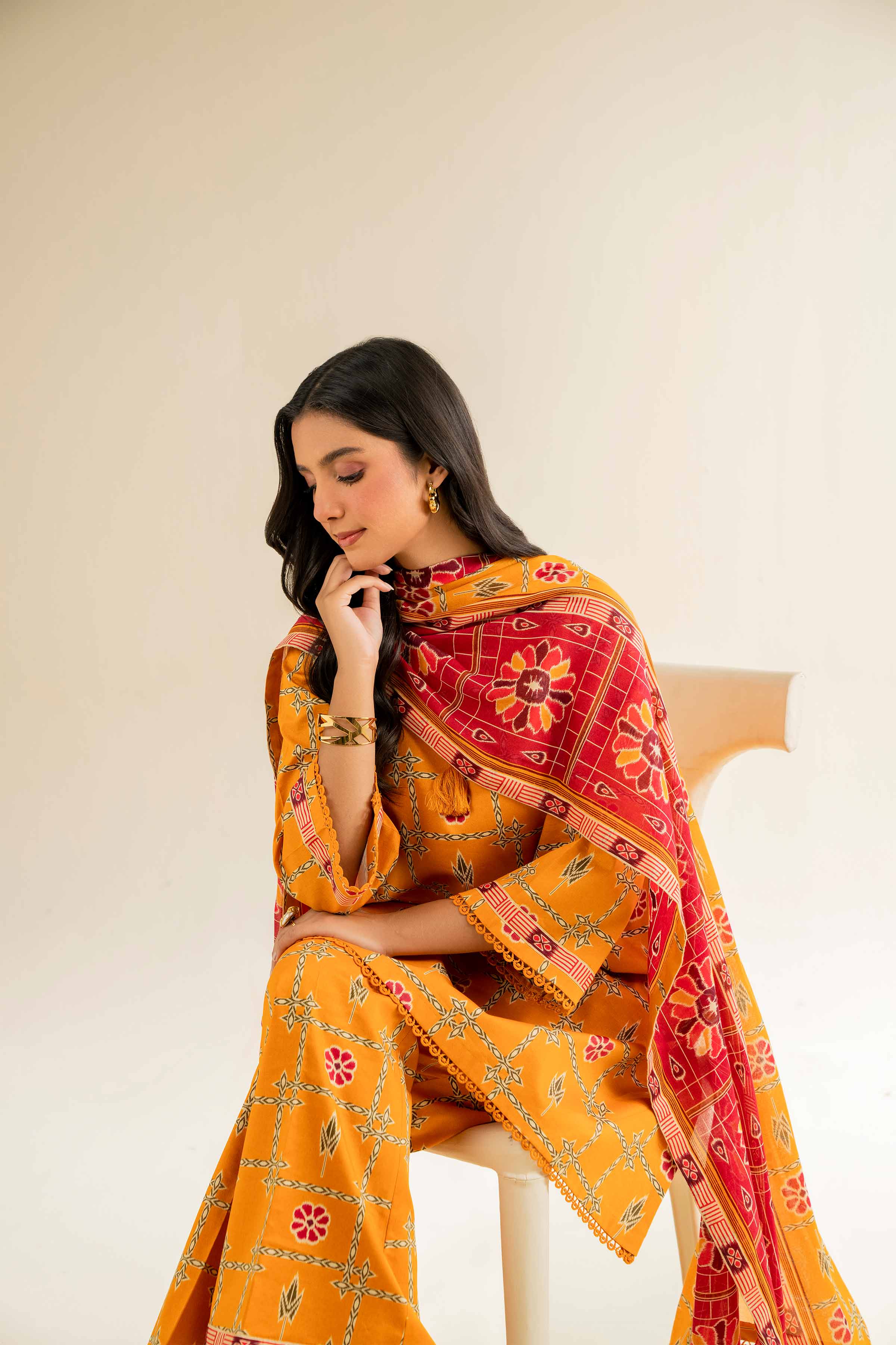 3 Piece - Printed Suit - 42501064 for Women - Unstitched Collection | Nishat | Shop Online
