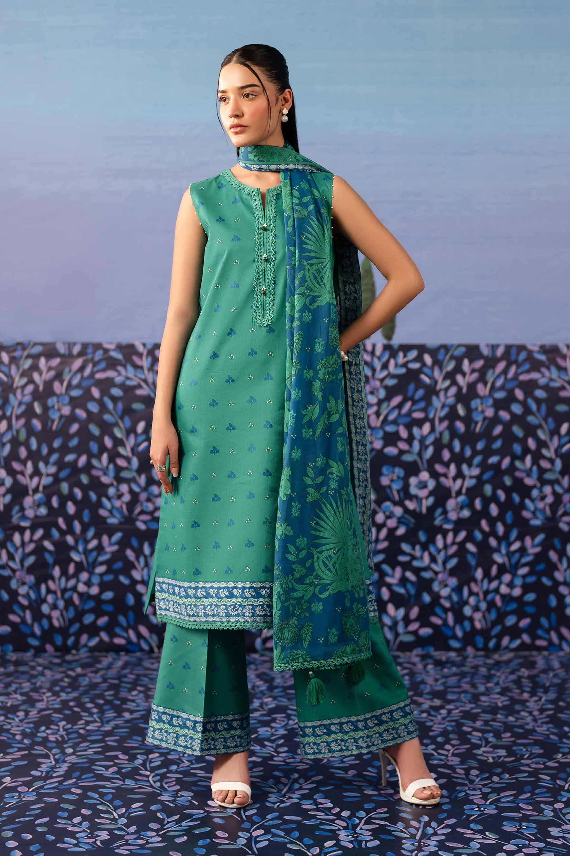 3 Piece - Printed Suit - 42501065 for Women - Unstitched Collection | Nishat | Shop Online