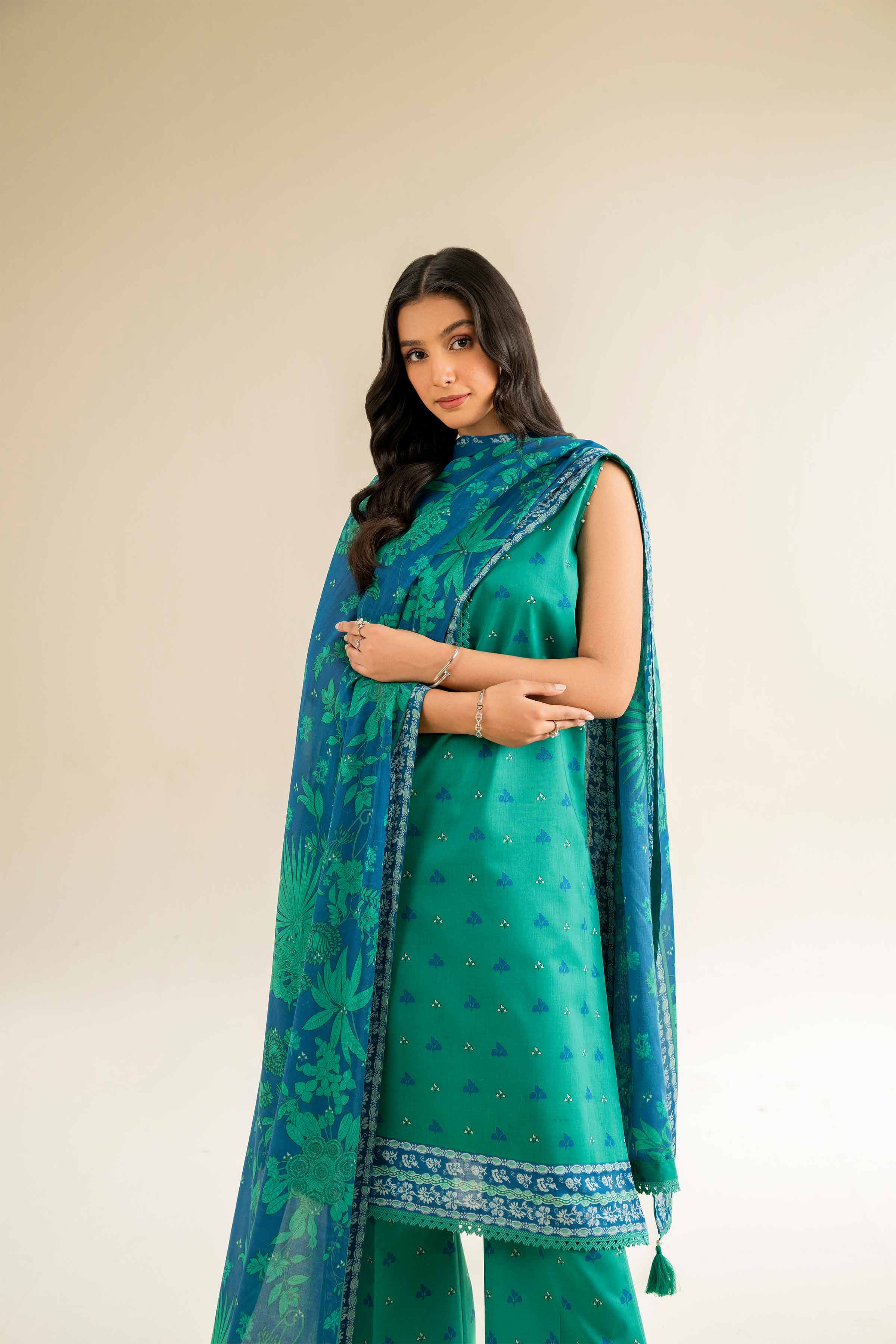 3 Piece - Printed Suit - 42501065 for Women - Unstitched Collection | Nishat | Shop Online