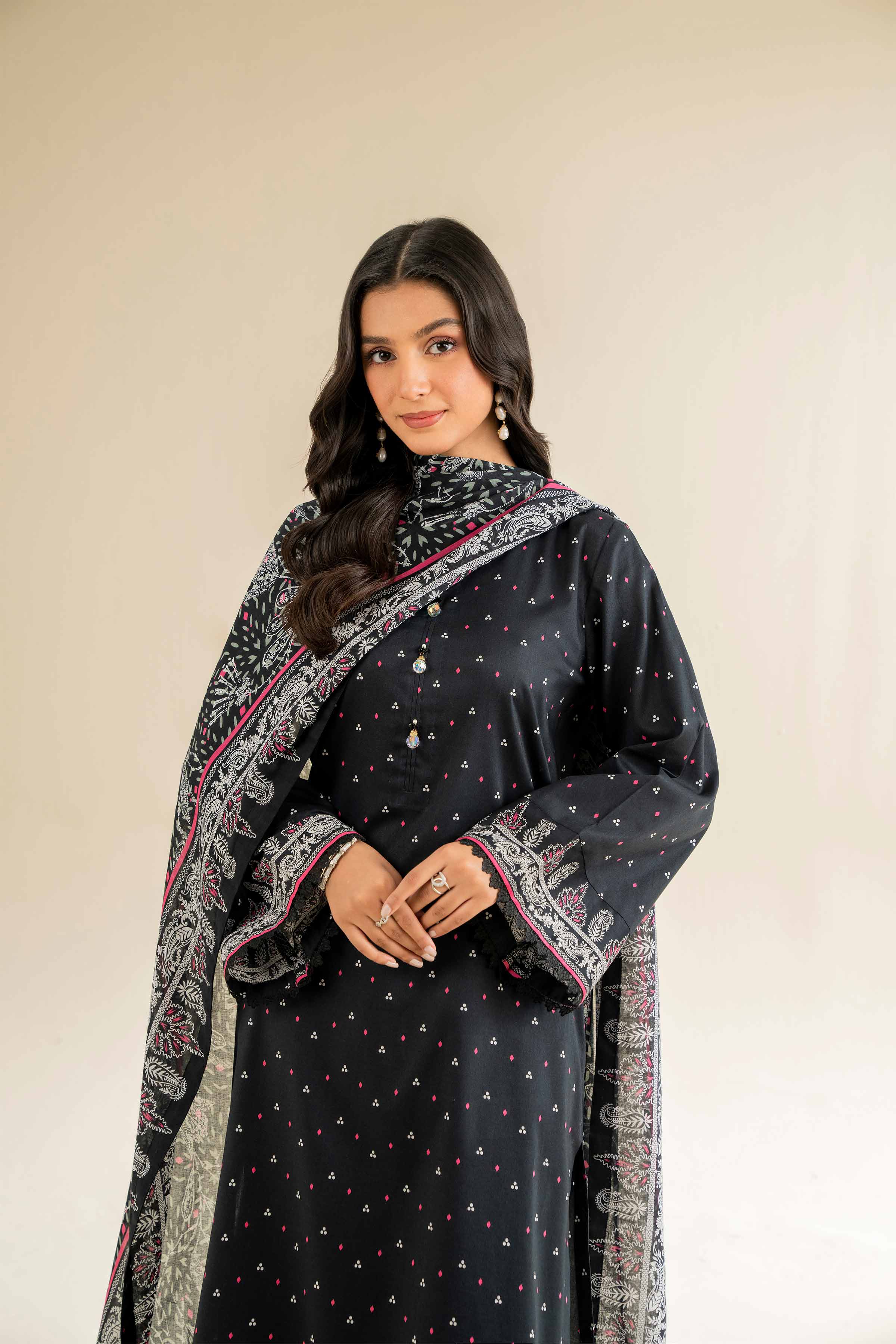3 Piece - Printed Suit - 42501067 for Women - Unstitched Collection | Nishat | Shop Online