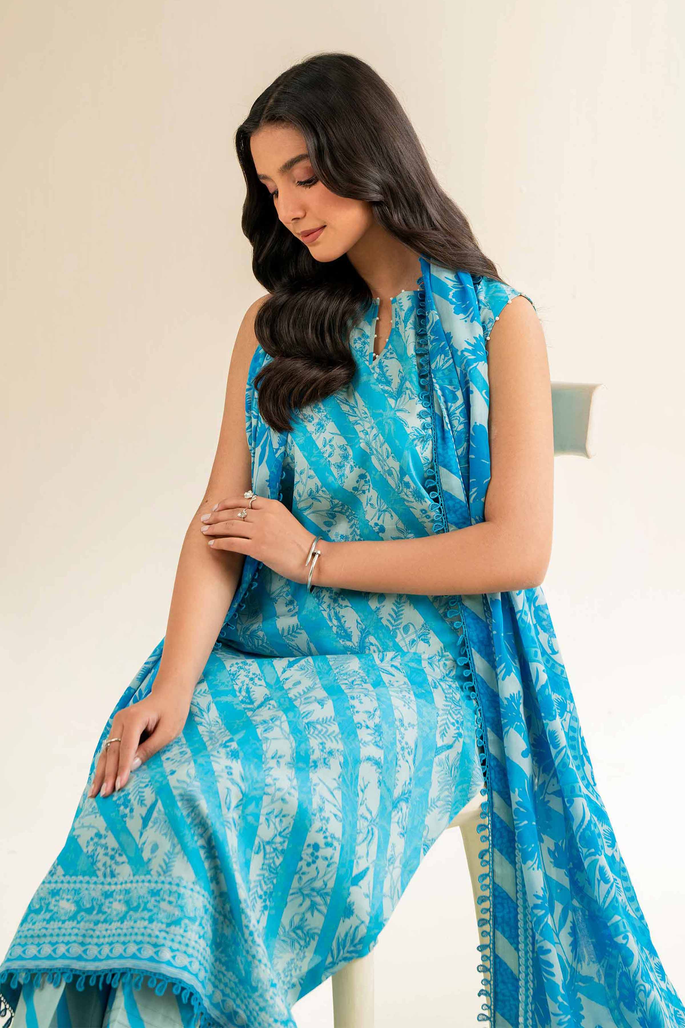 3 Piece - Printed Suit - 42501068 for Women - Unstitched Collection | Nishat | Shop Online