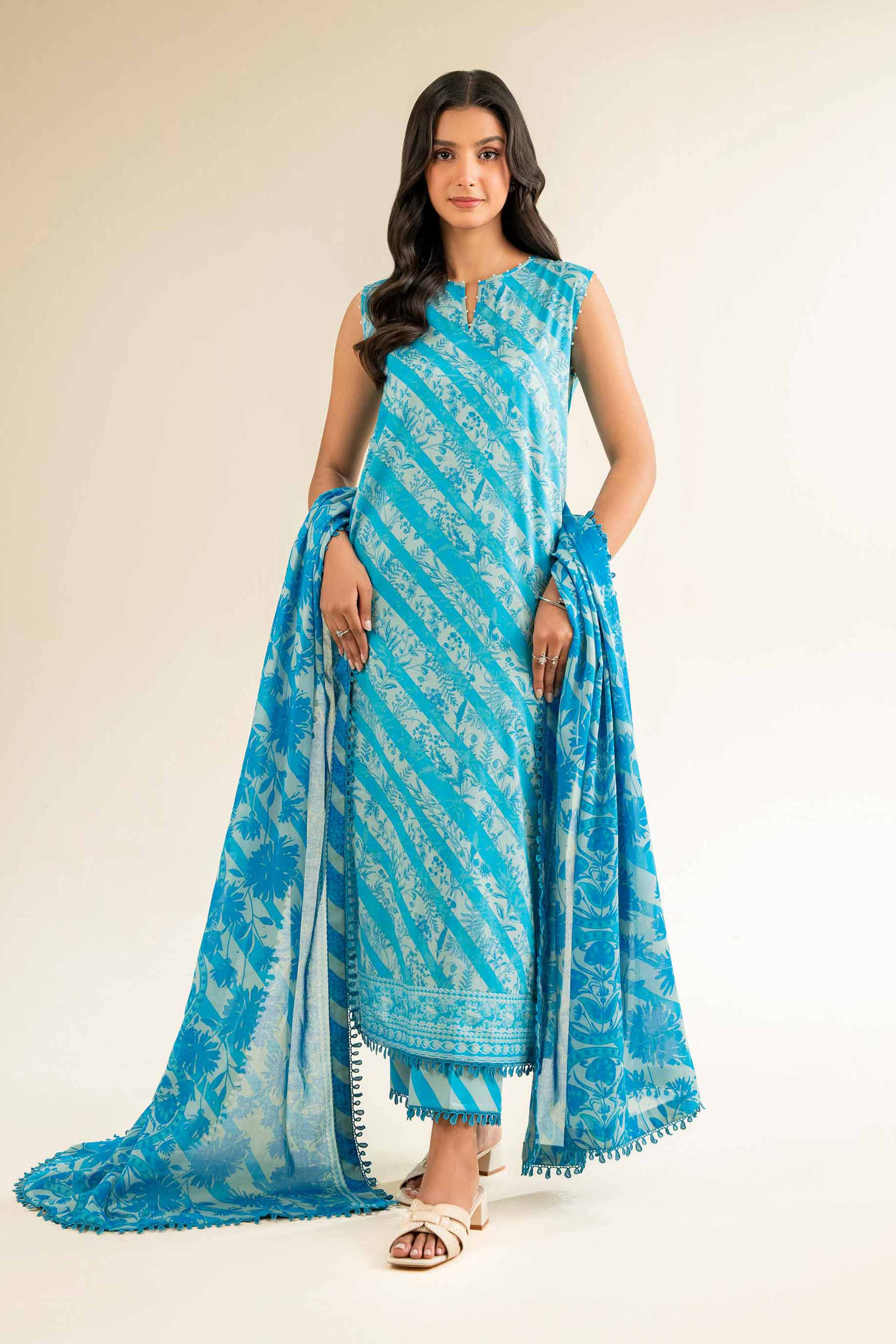 3 Piece - Printed Suit - 42501068 for Women - Unstitched Collection | Nishat | Shop Online
