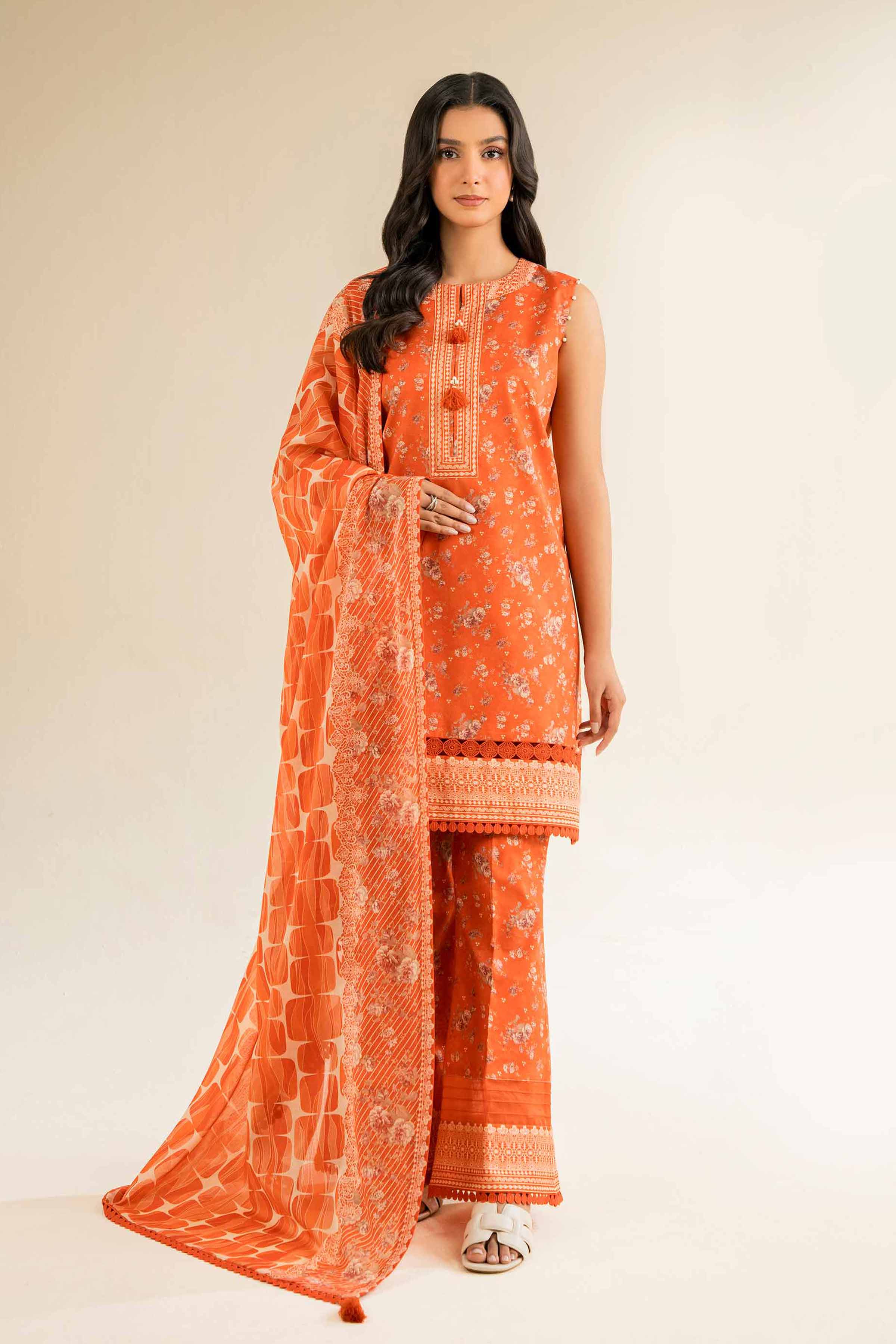 3 Piece - Printed Suit - 42501069 for Women - Unstitched Collection | Nishat | Shop Online