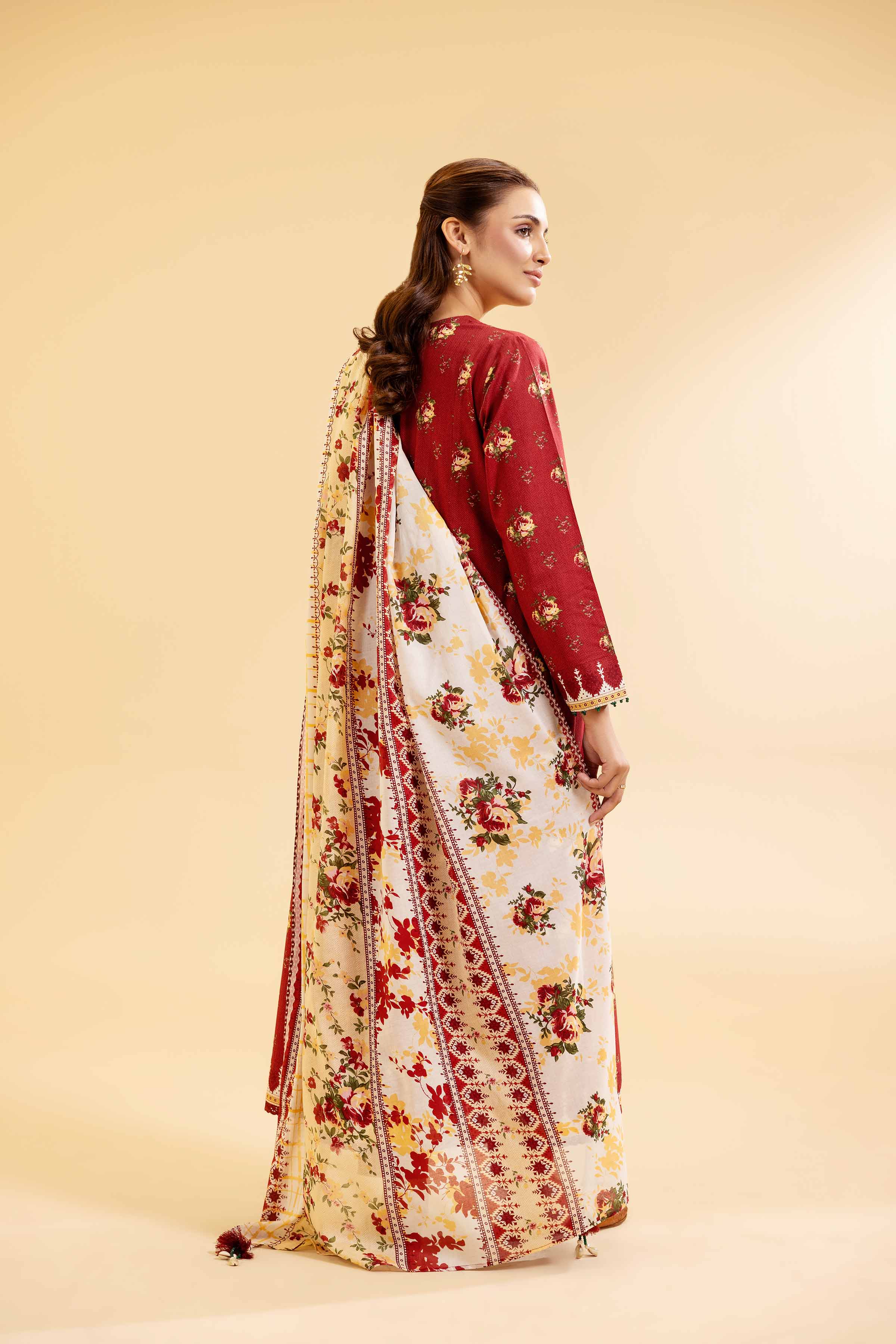 3 Piece - Printed Suit - 42501073 for Women - Unstitched Collection | Nishat | Shop Online