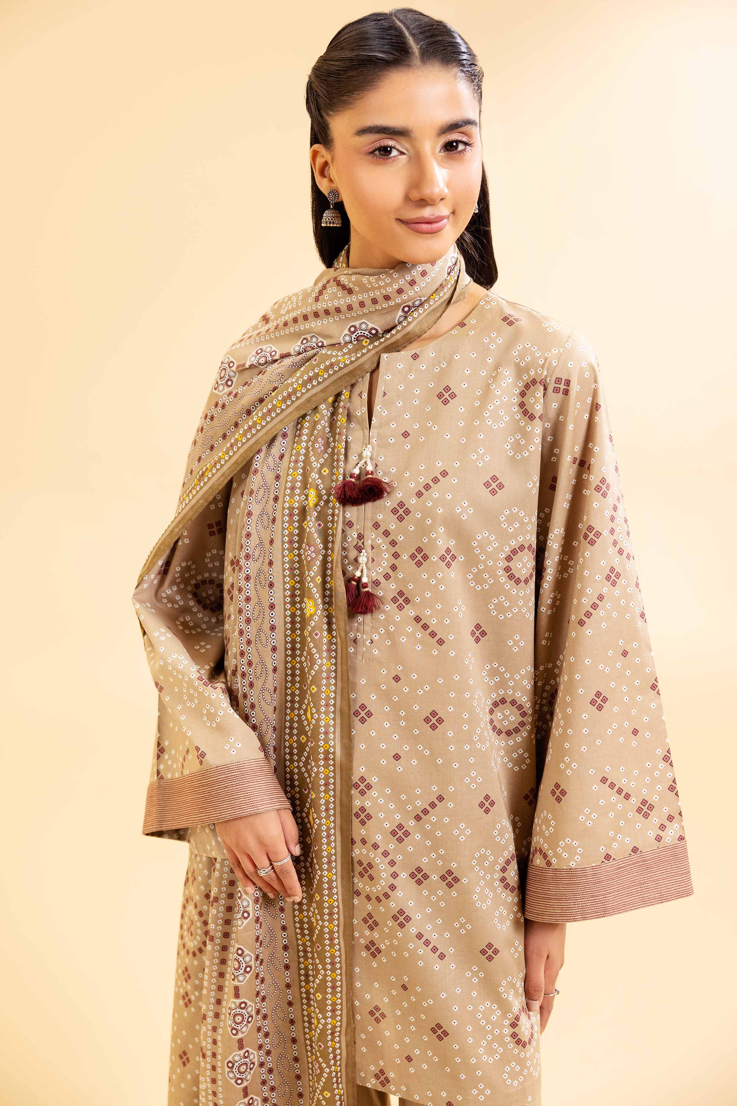 3 Piece - Printed Suit - 42501074 for Women - Unstitched Collection | Nishat | Shop Online