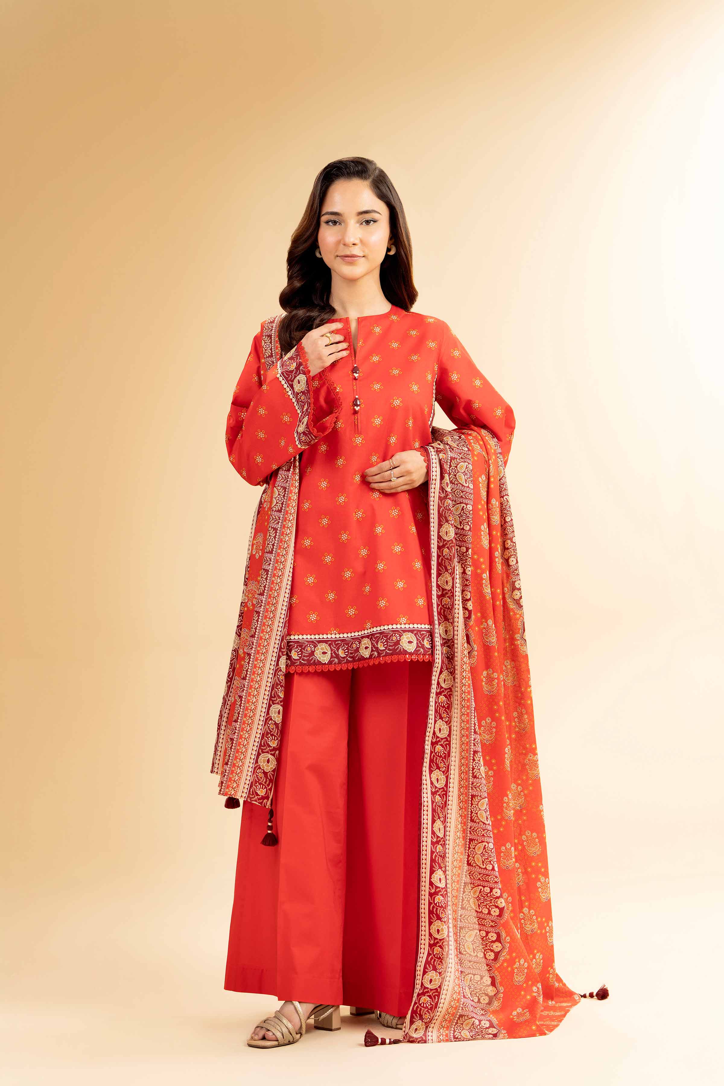 3 Piece - Printed Suit - 42501076 for Women - Unstitched Collection | Nishat | Shop Online