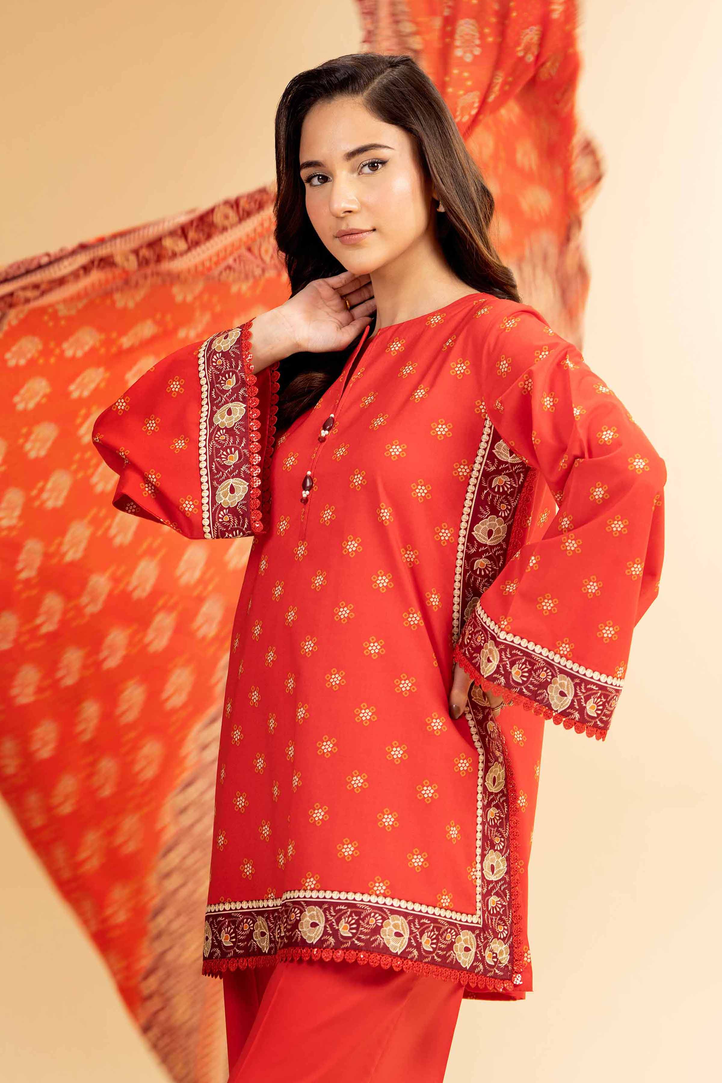 3 Piece - Printed Suit - 42501076 for Women - Unstitched Collection | Nishat | Shop Online