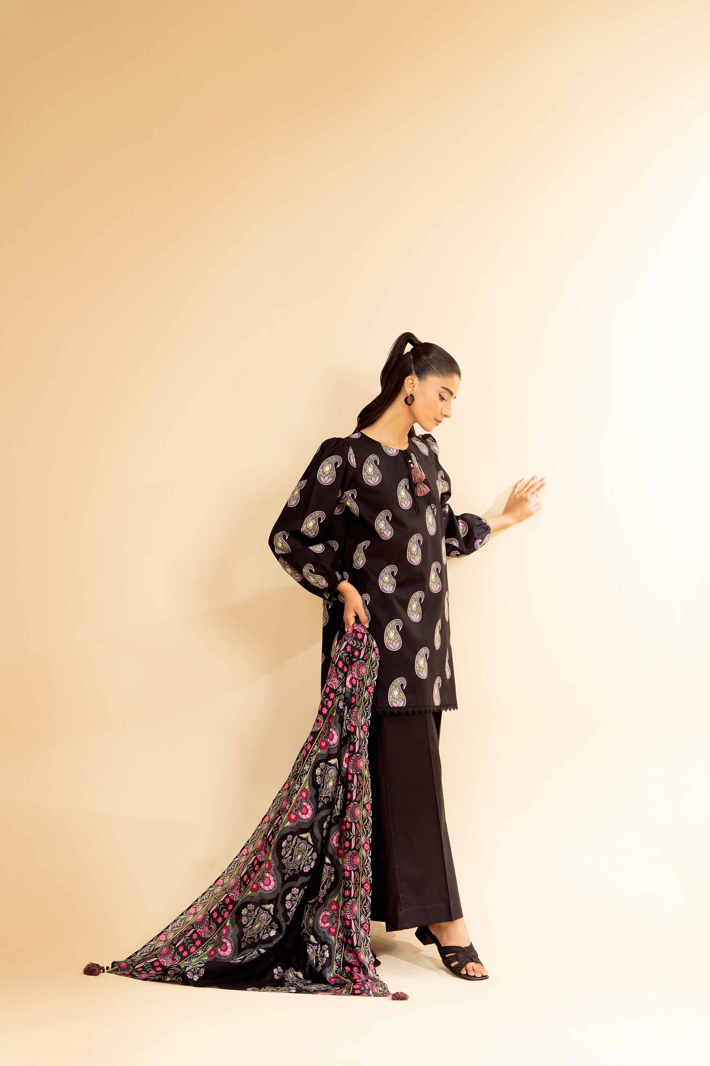 3 Piece - Printed Suit - 42501077 for Women - Unstitched Collection | Nishat | Shop Online