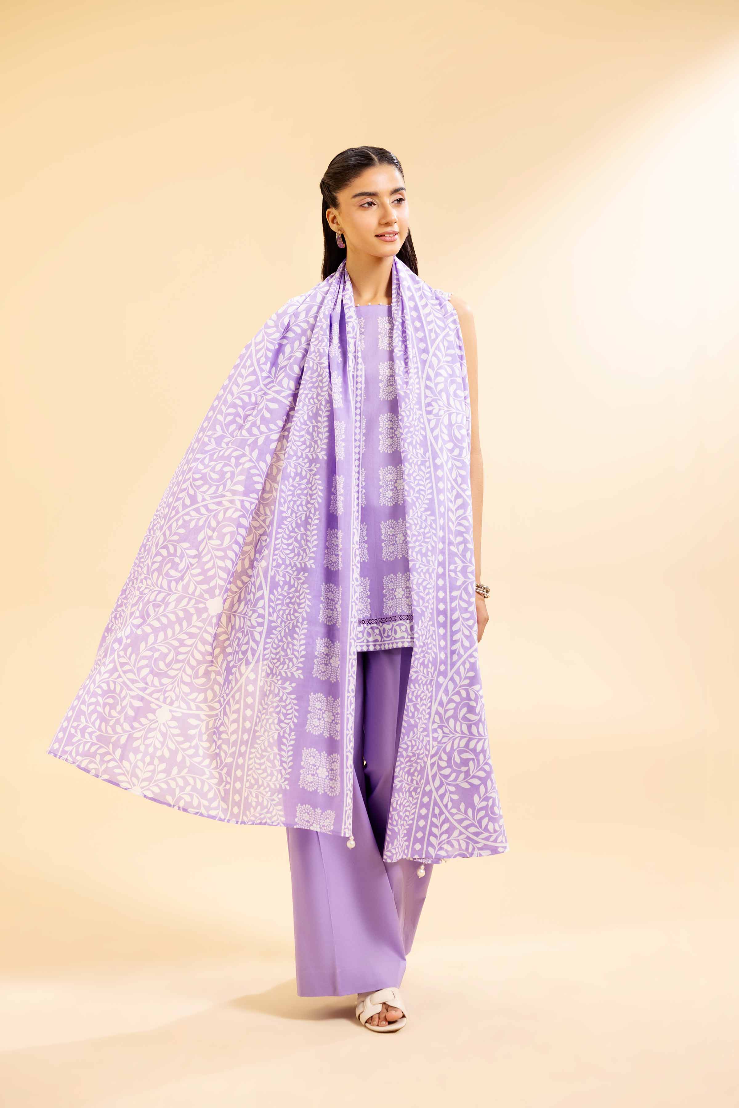 3 Piece - Printed Suit - 42501078 for Women - Unstitched Collection | Nishat | Shop Online