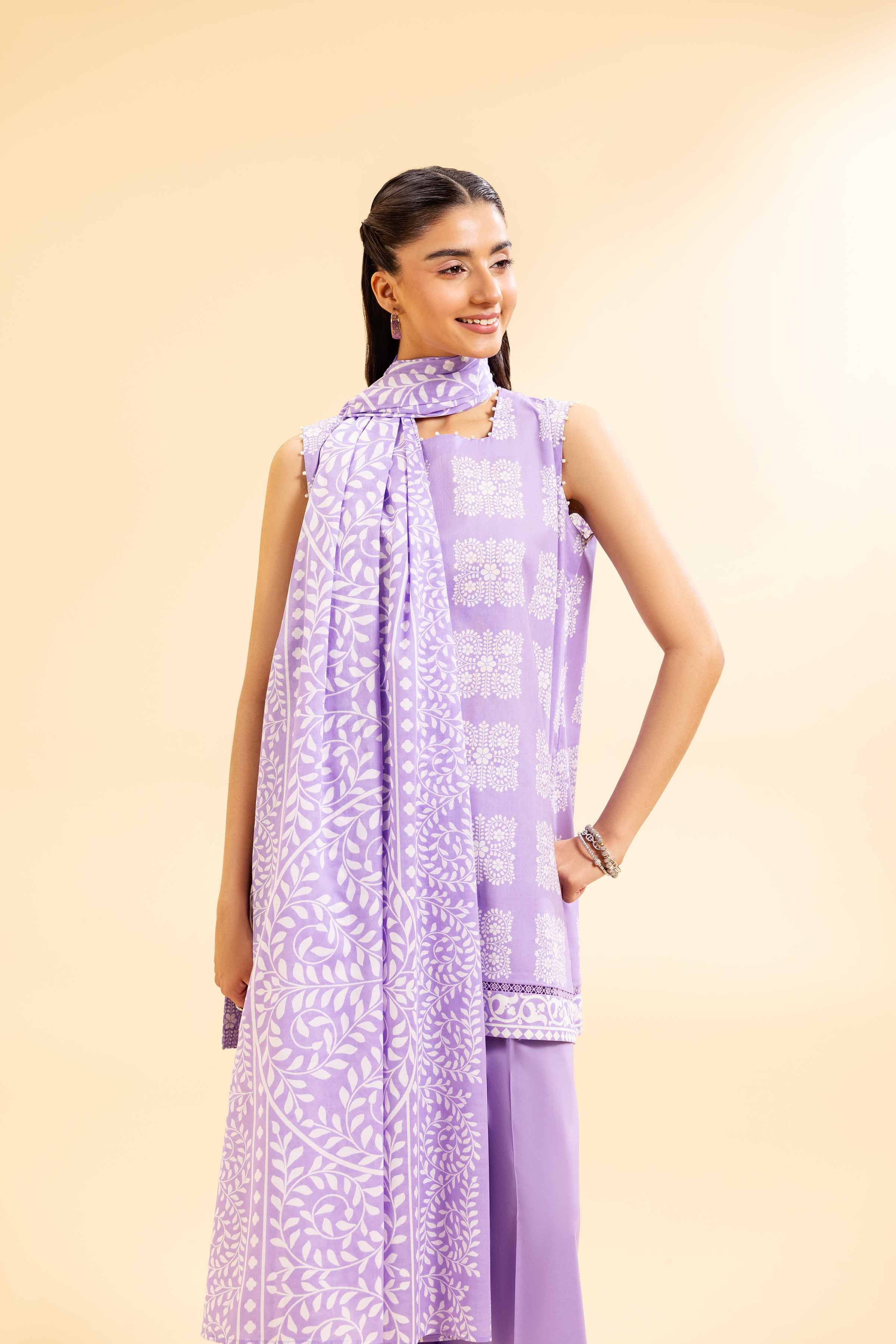 3 Piece - Printed Suit - 42501078 for Women - Unstitched Collection | Nishat | Shop Online