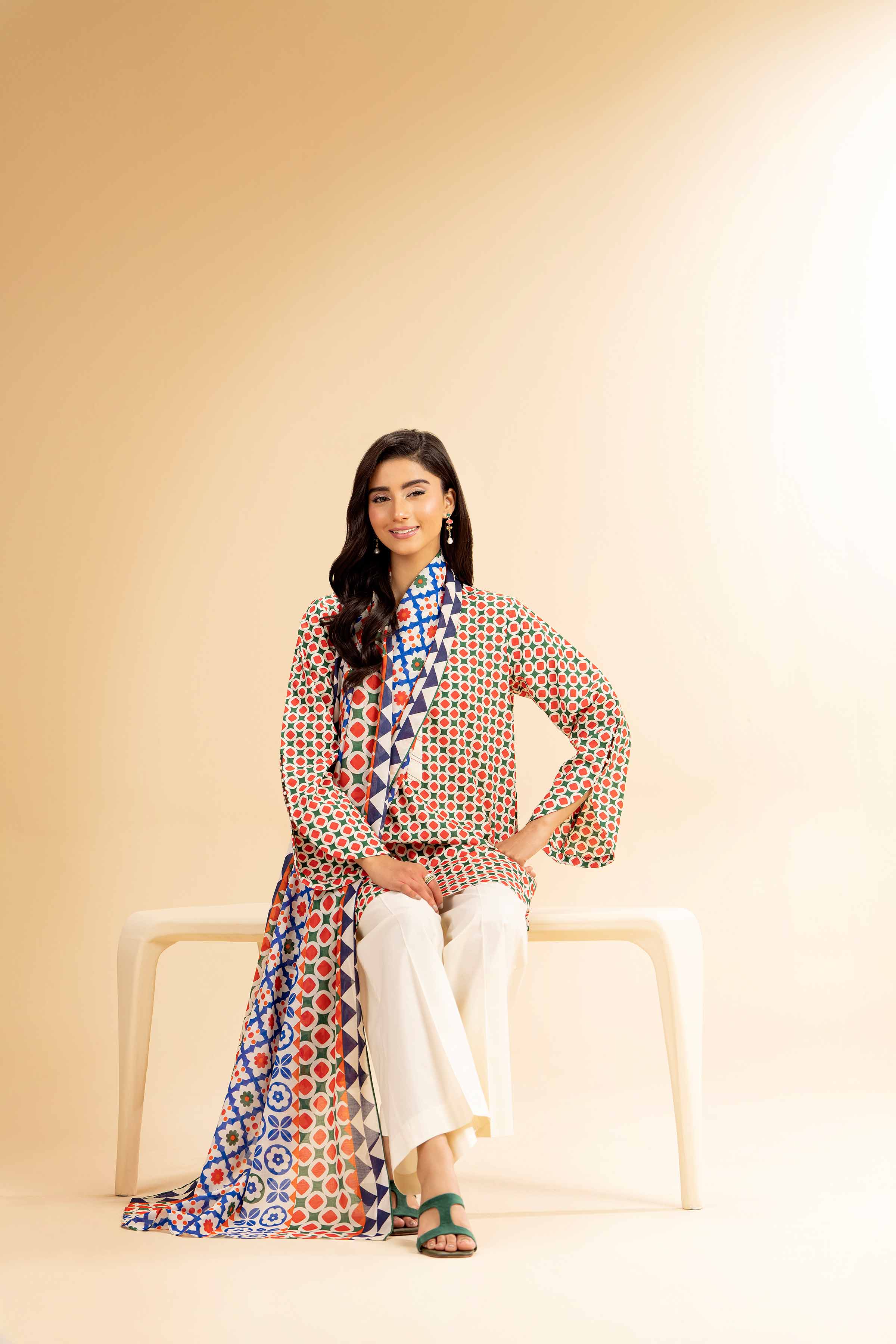 3 Piece - Printed Suit - 42501079 for Women - Unstitched Collection | Nishat | Shop Online