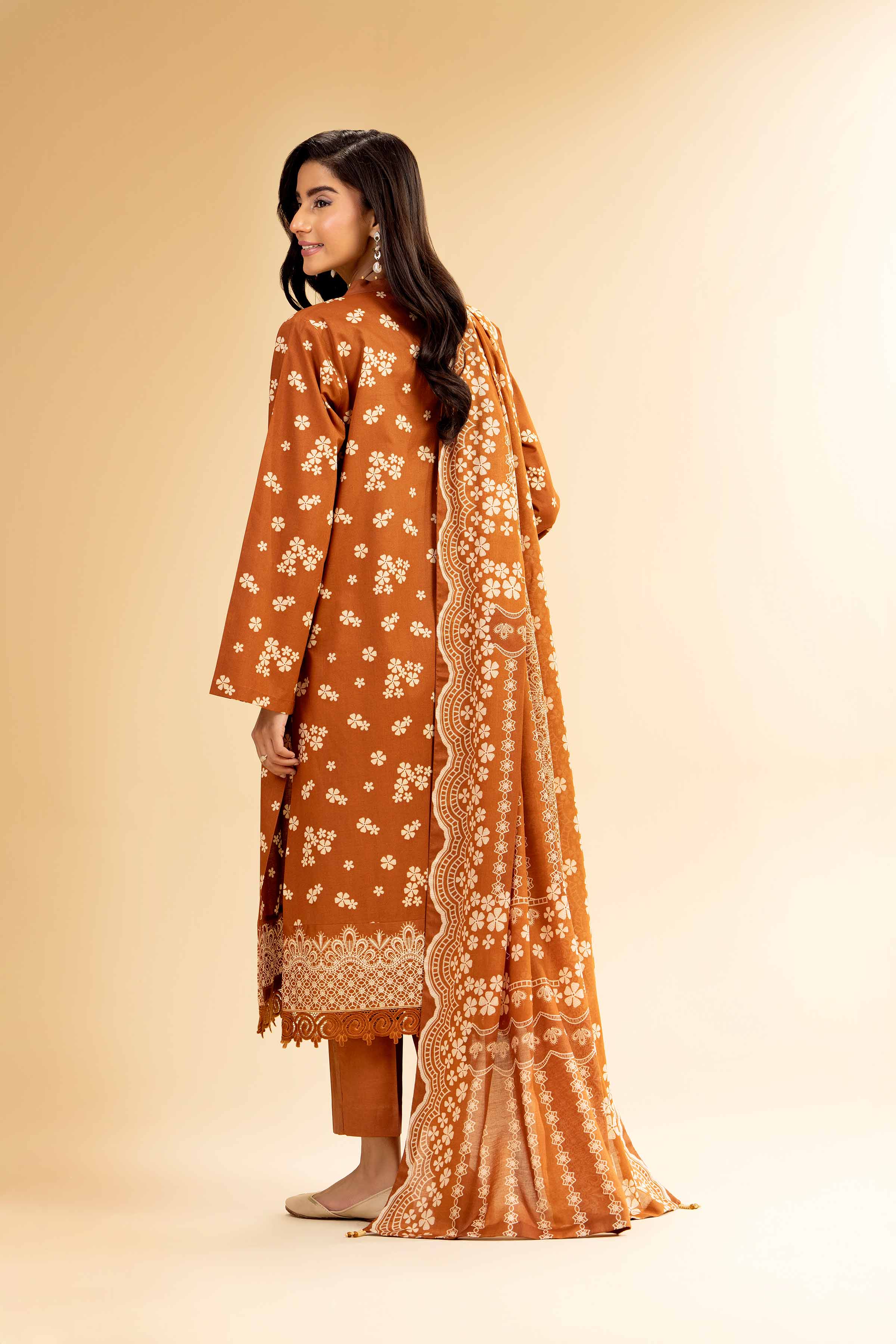 3 Piece - Printed Suit - 42501080 for Women - Unstitched Collection | Nishat | Shop Online