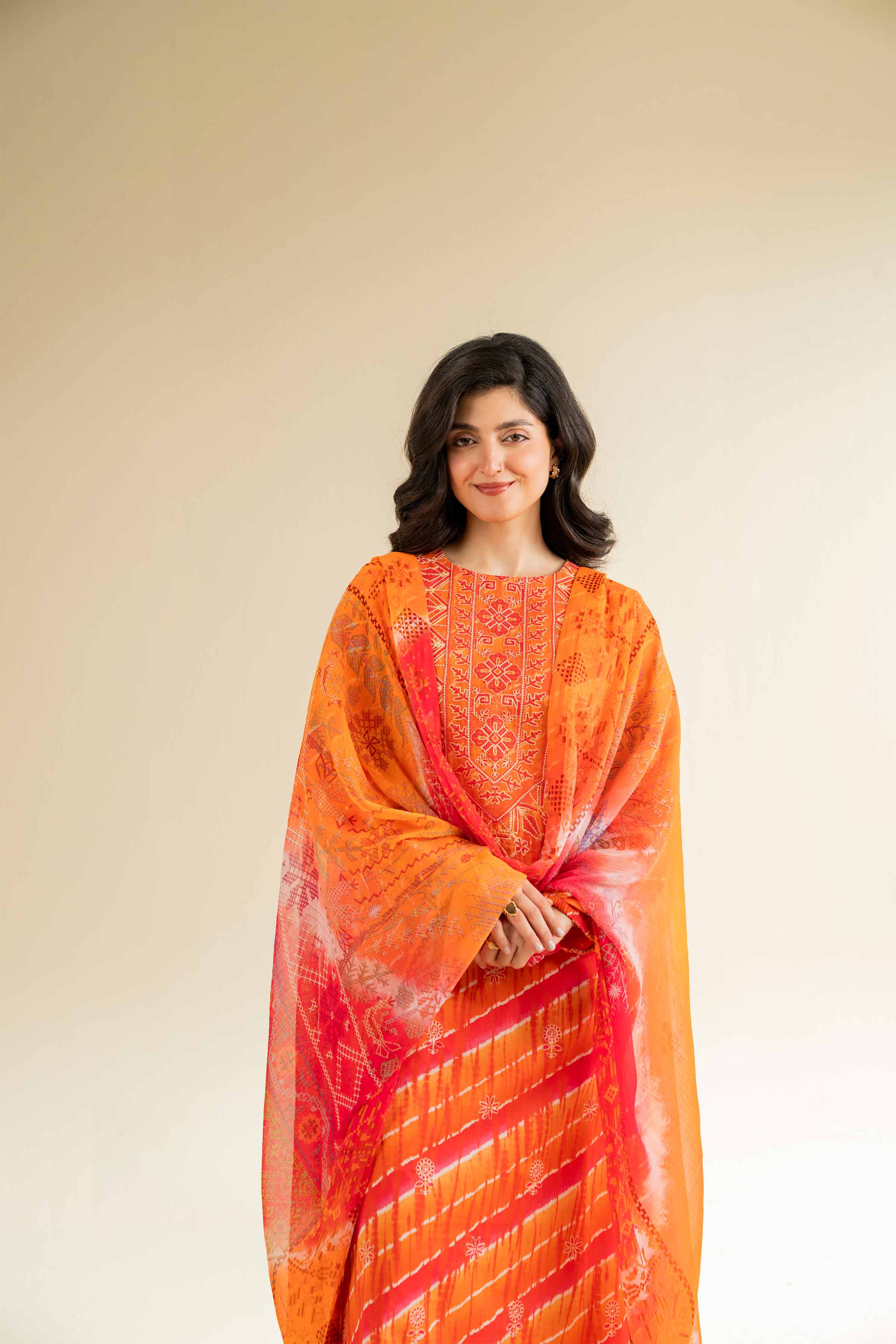 3 Piece - Printed Embroidered Suit - 42501081 for Women - Unstitched Collection | Nishat | Shop Online