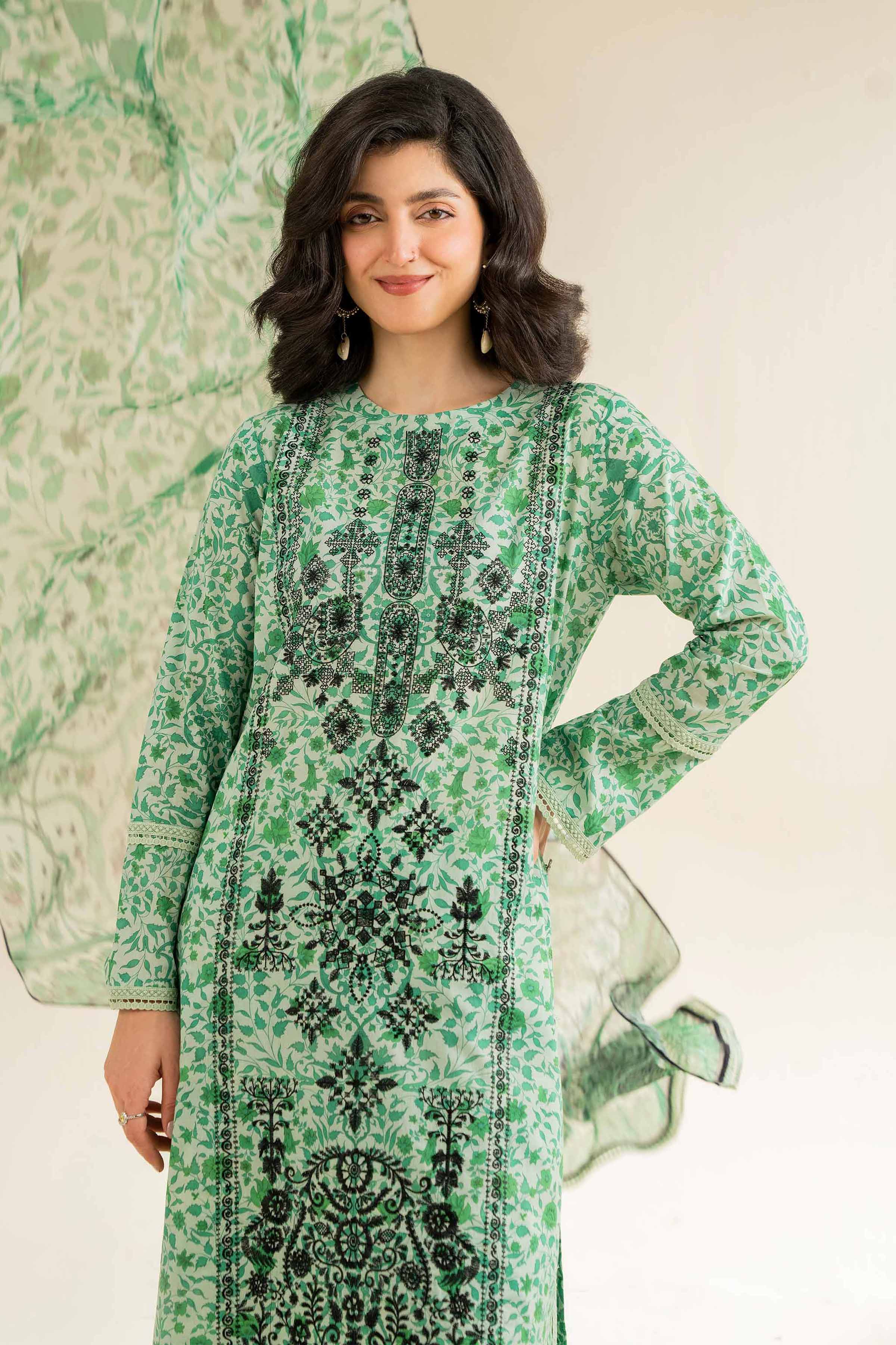 3 Piece - Printed Embroidered Suit - 42501082 for Women - Unstitched Collection | Nishat | Shop Online