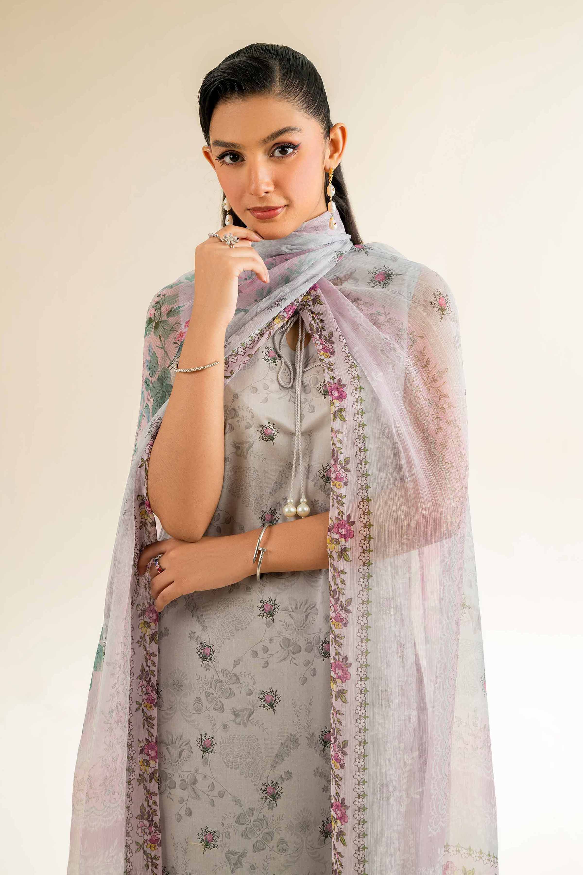 3 Piece - Printed Embroidered Suit - 42501083 for Women - Unstitched Collection | Nishat | Shop Online
