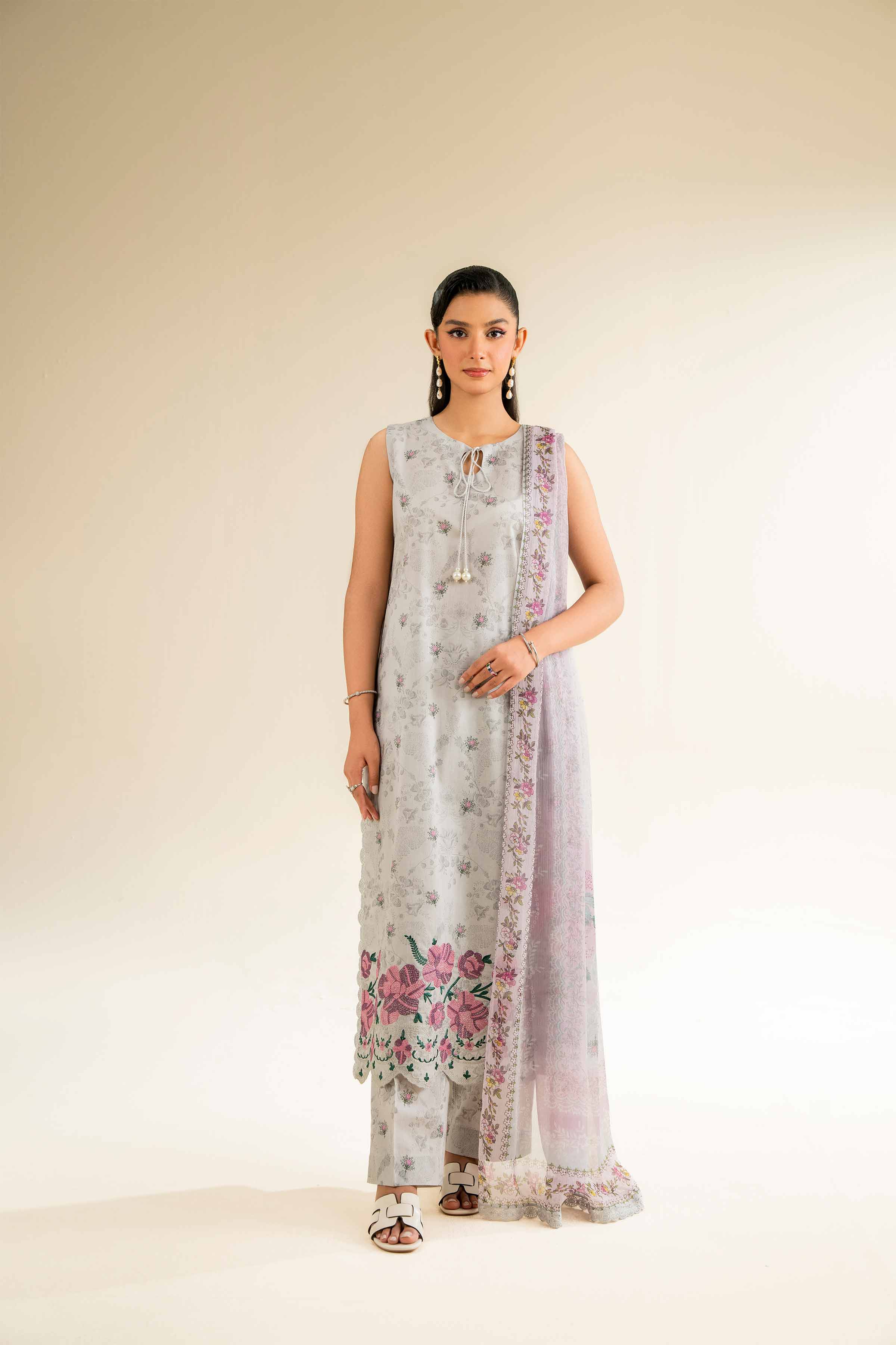 3 Piece - Printed Embroidered Suit - 42501083 for Women - Unstitched Collection | Nishat | Shop Online