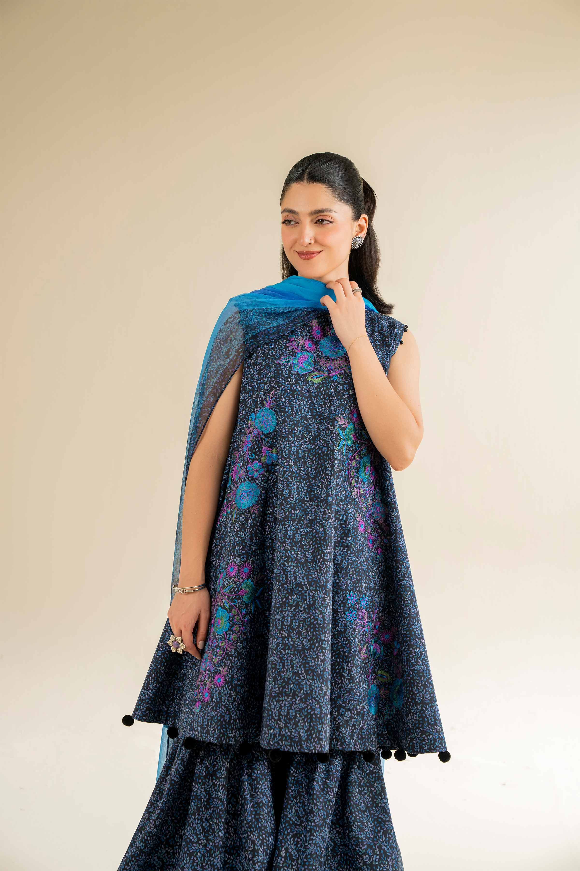 3 Piece - Printed Embroidered Suit - 42501084 for Women - Unstitched Collection | Nishat | Shop Online