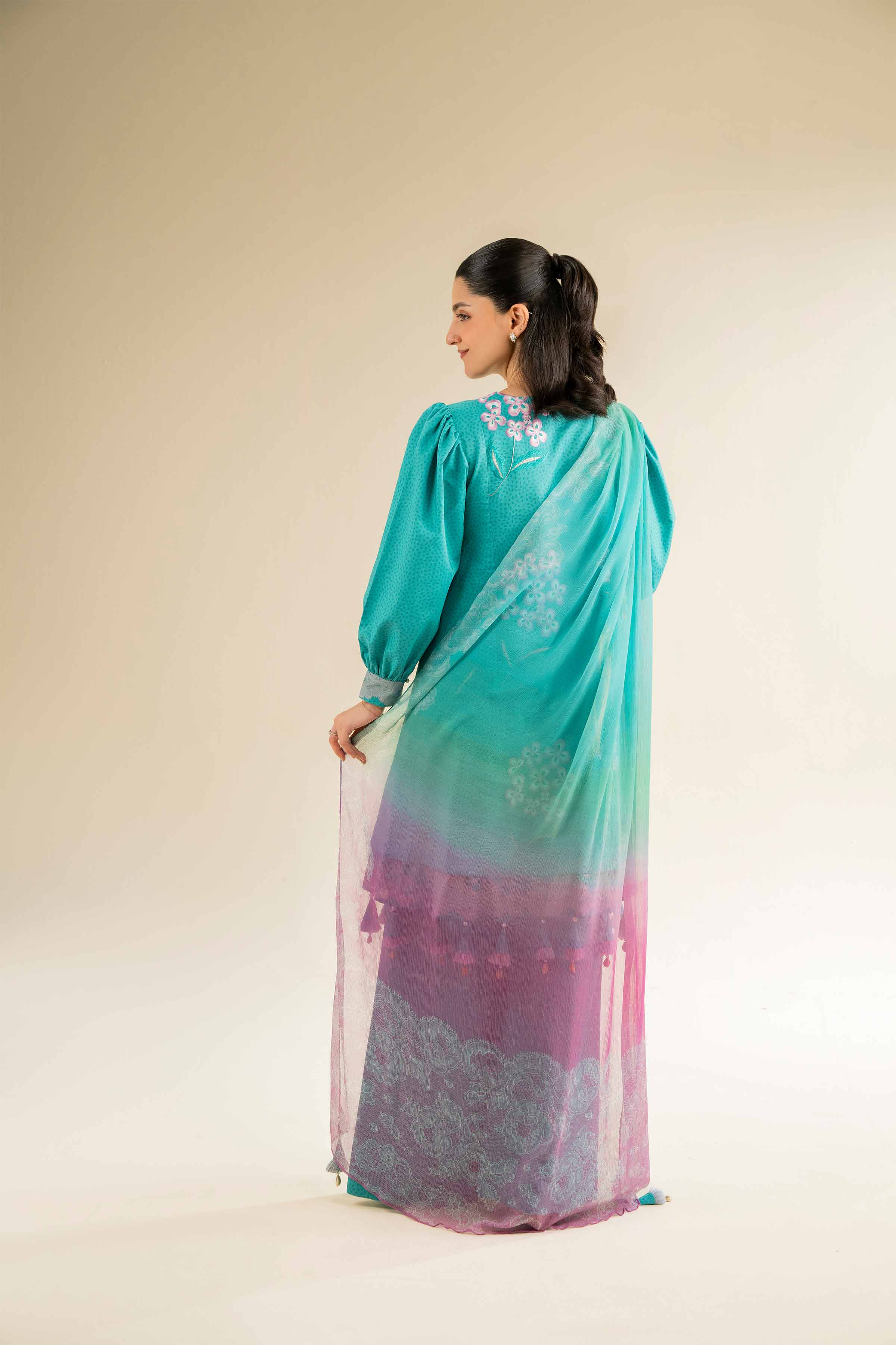 3 Piece - Printed Embroidered Suit - 42501086 for Women - Unstitched Collection | Nishat | Shop Online