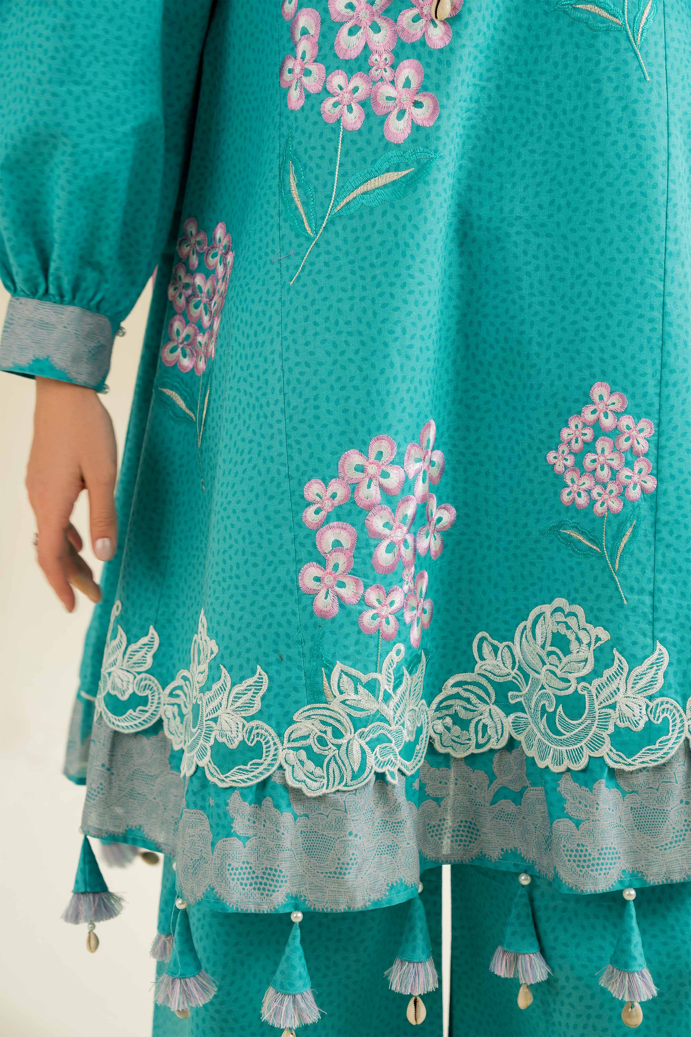 3 Piece - Printed Embroidered Suit - 42501086 for Women - Unstitched Collection | Nishat | Shop Online