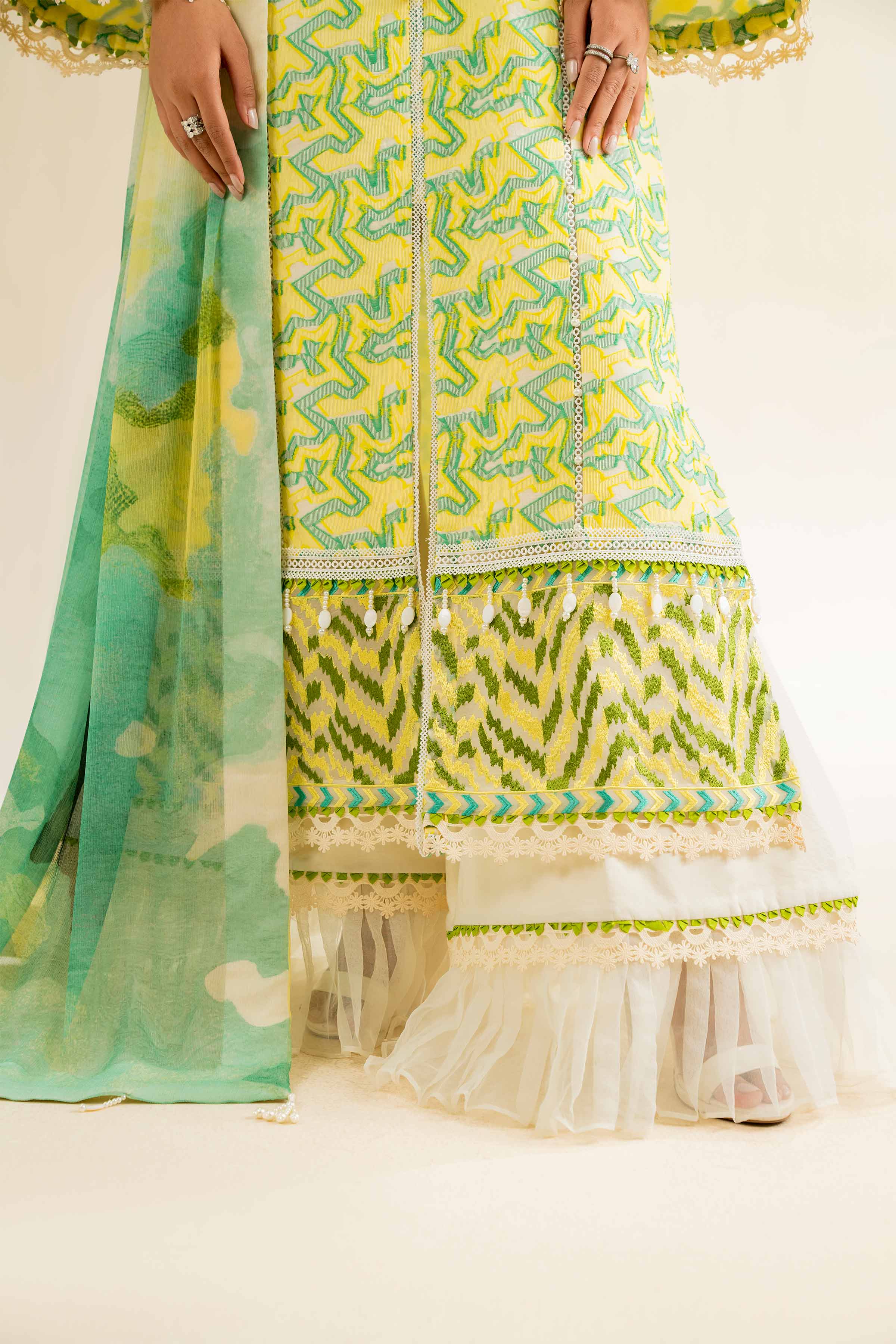 3 Piece - Jacquard Embroidered Suit - 42501092 for Women - Unstitched Collection | Nishat | Shop Online