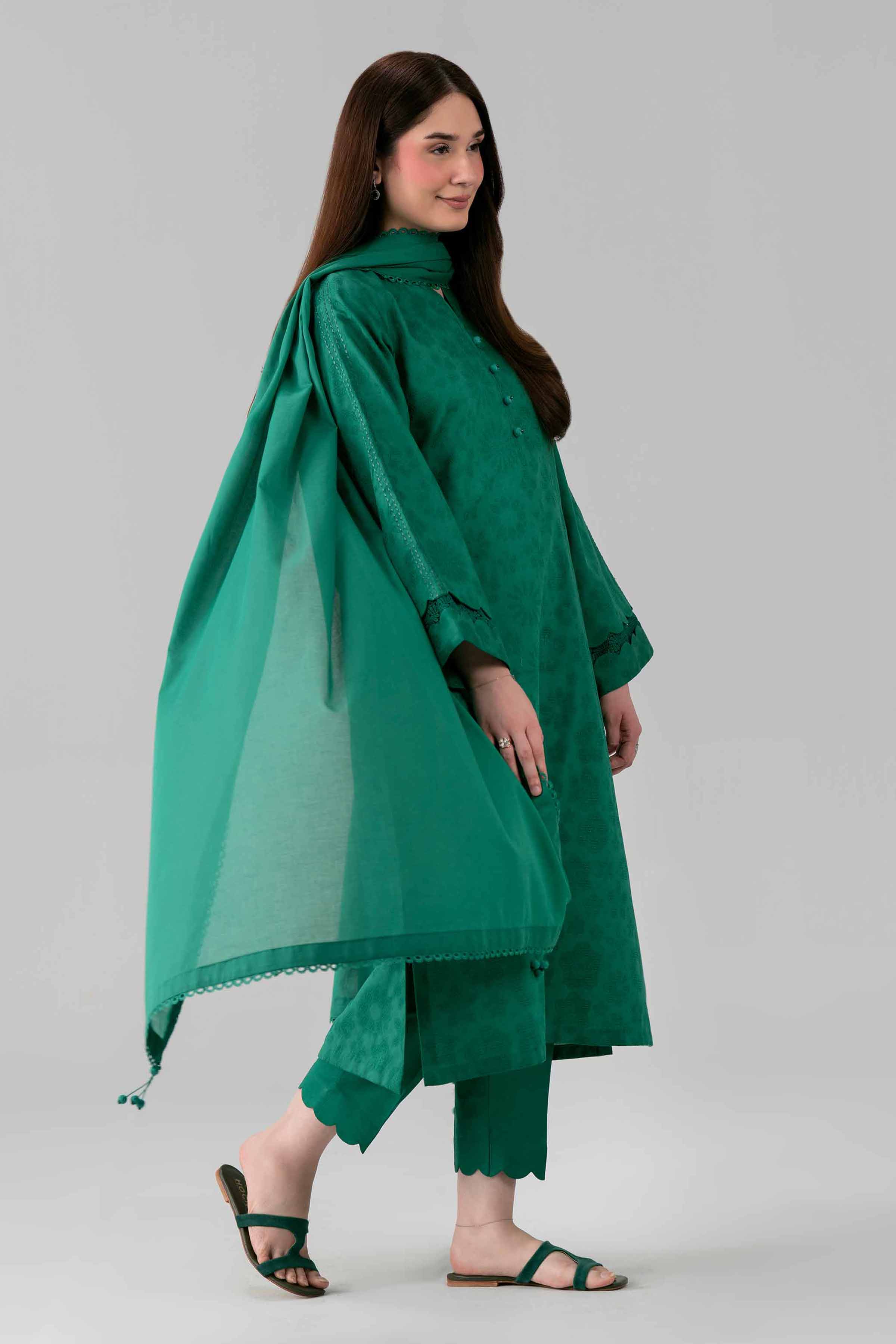 3 Piece - Jacquard Suit - 42501099-1 for Women - Unstitched Collection | Nishat | Shop Online