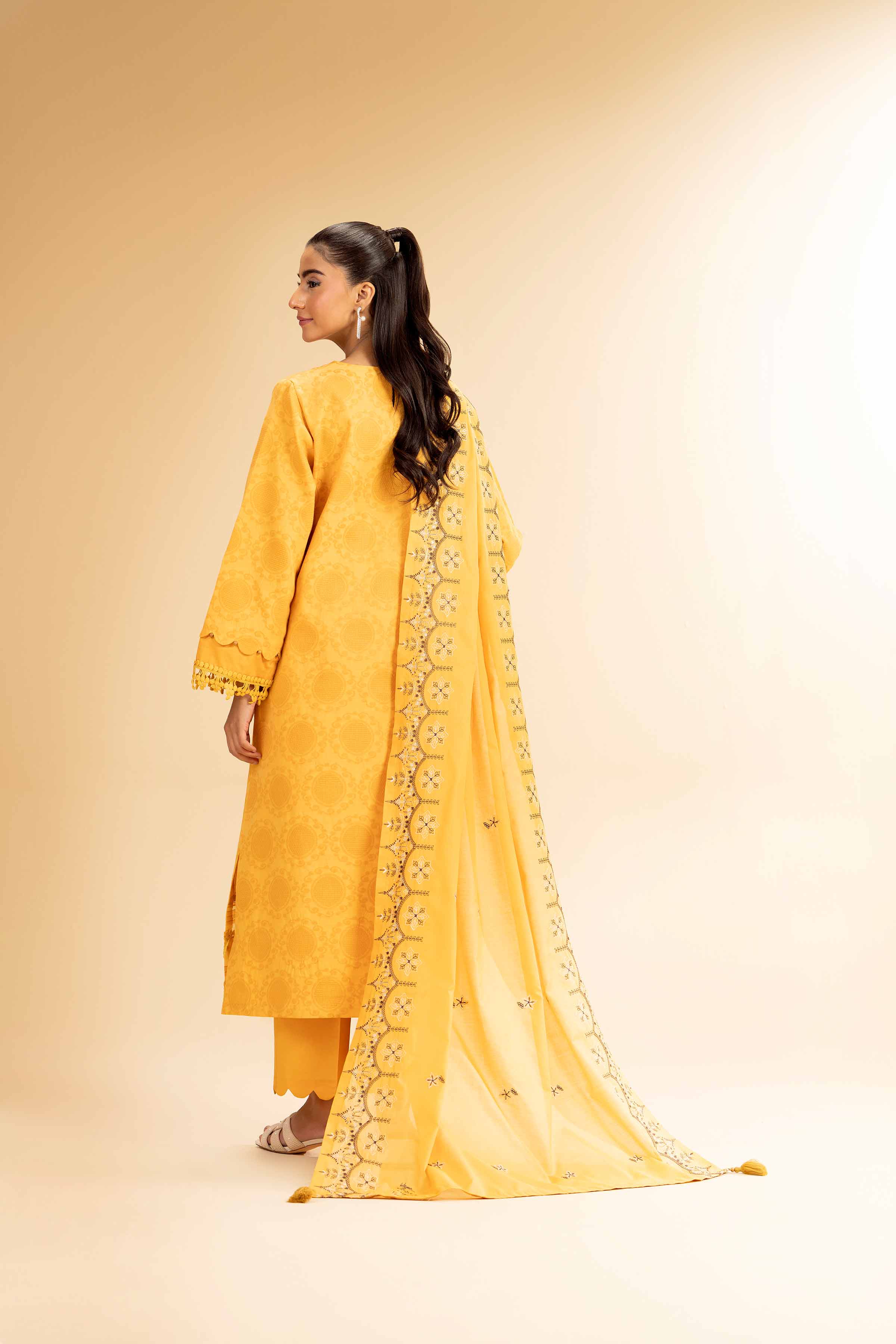 3 Piece - Dyed Embroidered Suit - 42501100 for Women - Unstitched Collection | Nishat | Shop Online