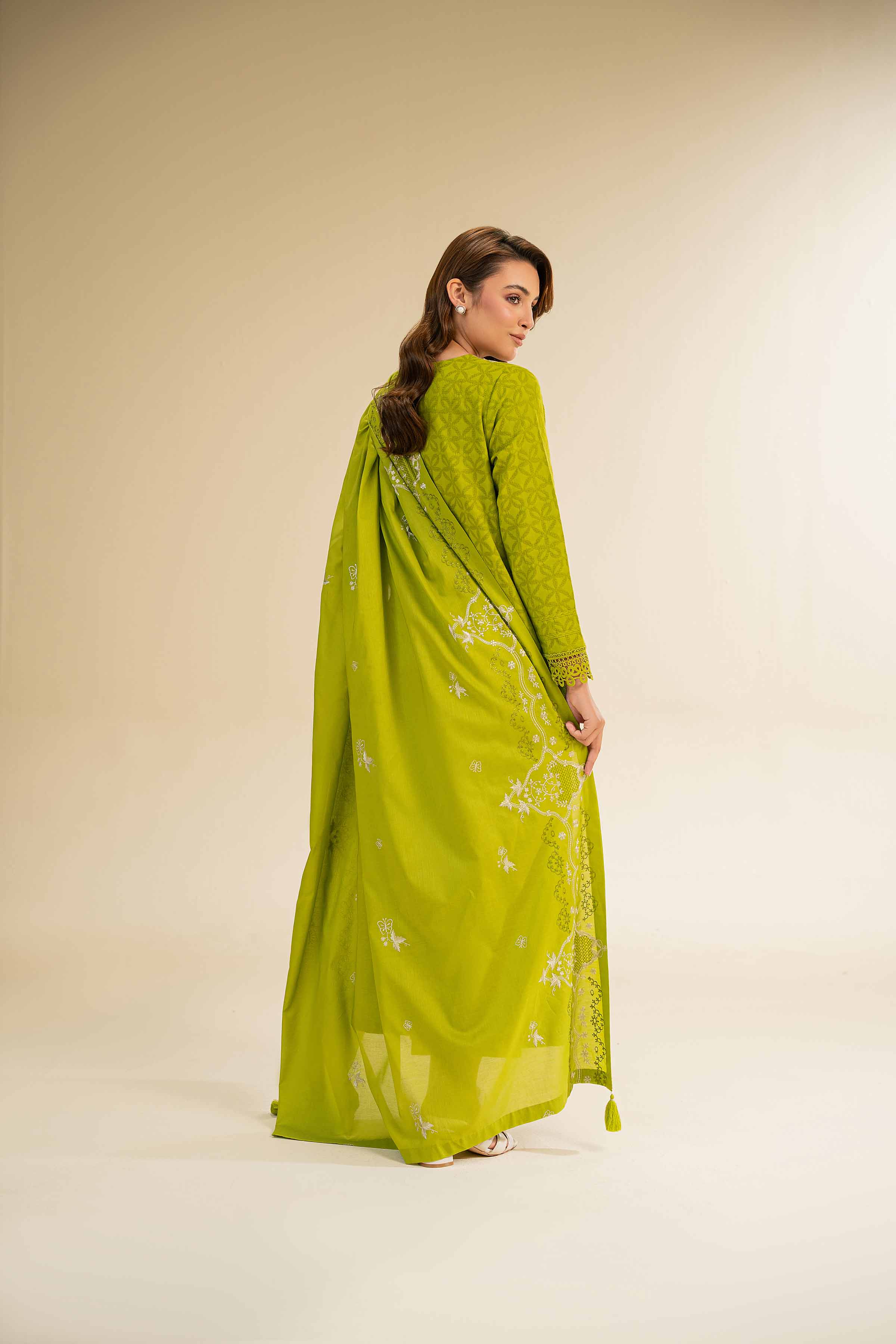 3 Piece - Dyed Embroidered Suit - 42501101 for Women - Unstitched Collection | Nishat | Shop Online