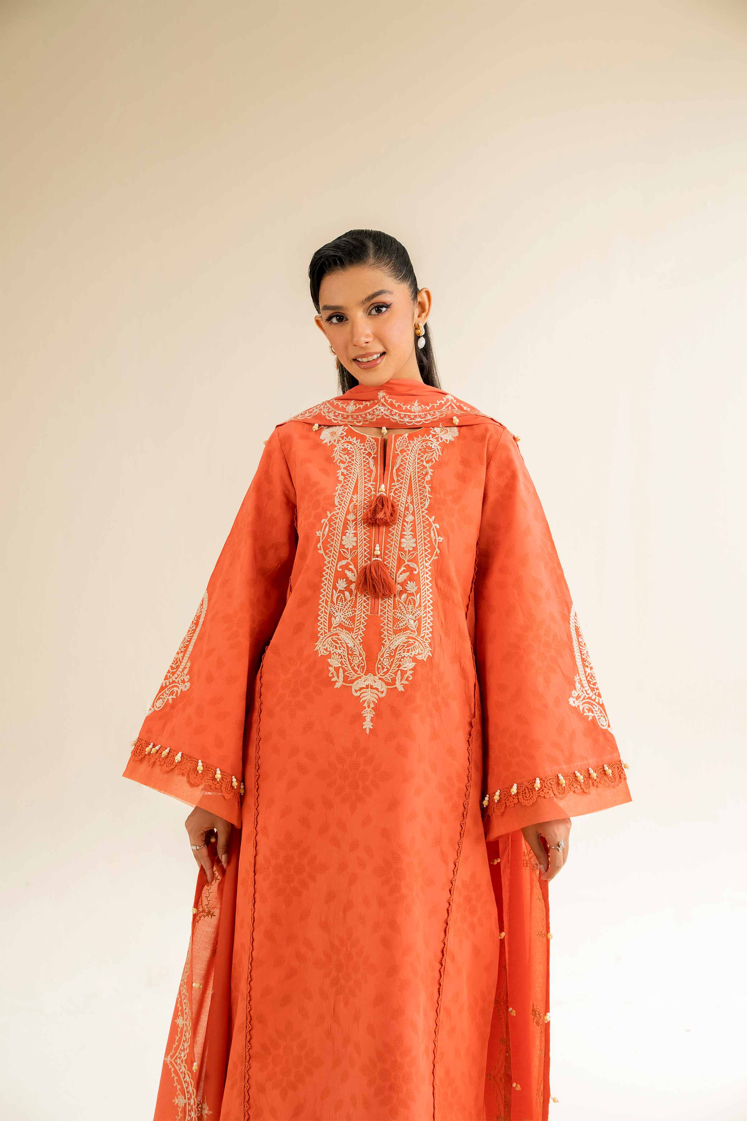 3 Piece - Dyed Embroidered Suit - 42501102 for Women - Unstitched Collection | Nishat | Shop Online