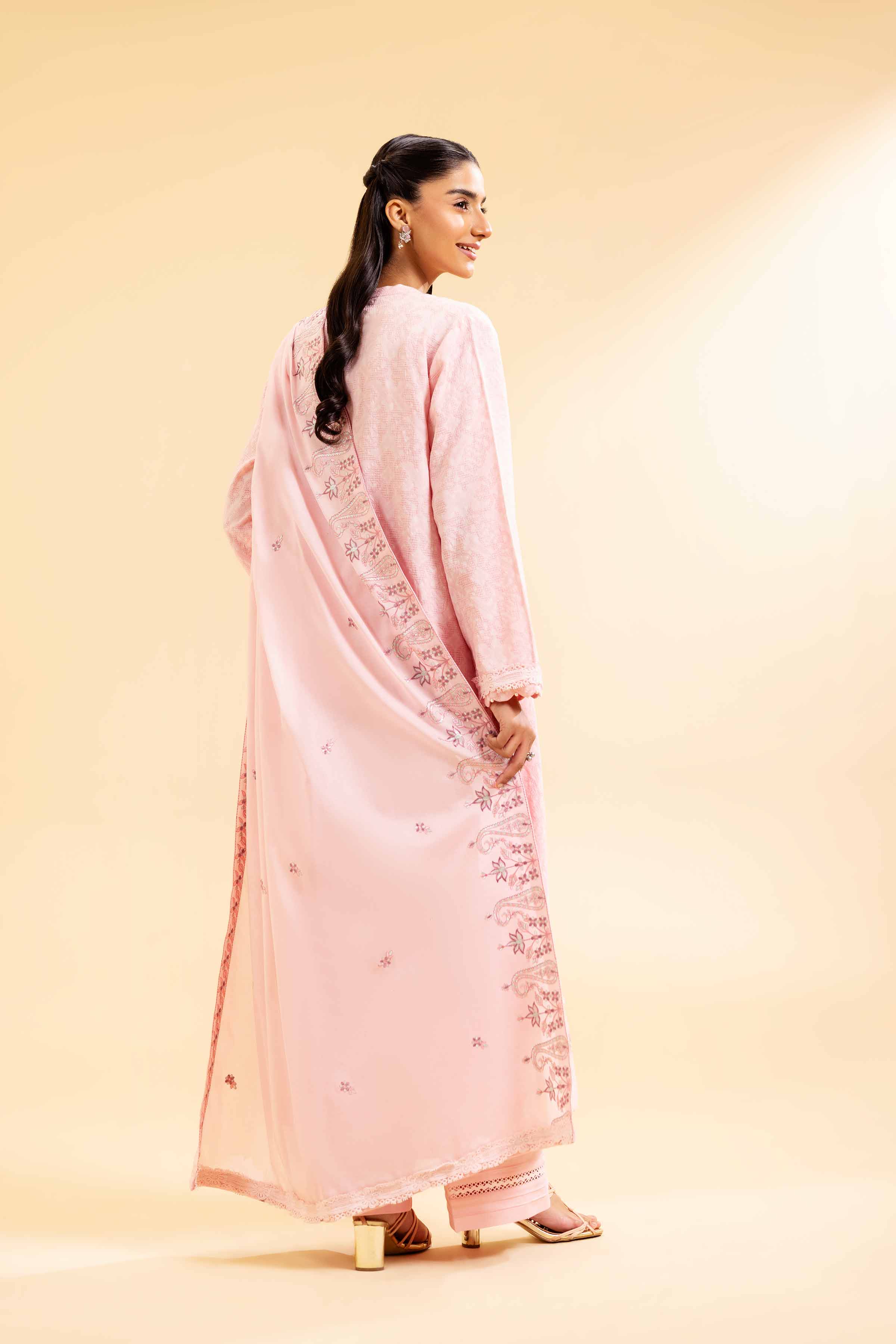 3 Piece - Dyed Embroidered Suit - 42501105 for Women - Unstitched Collection | Nishat | Shop Online
