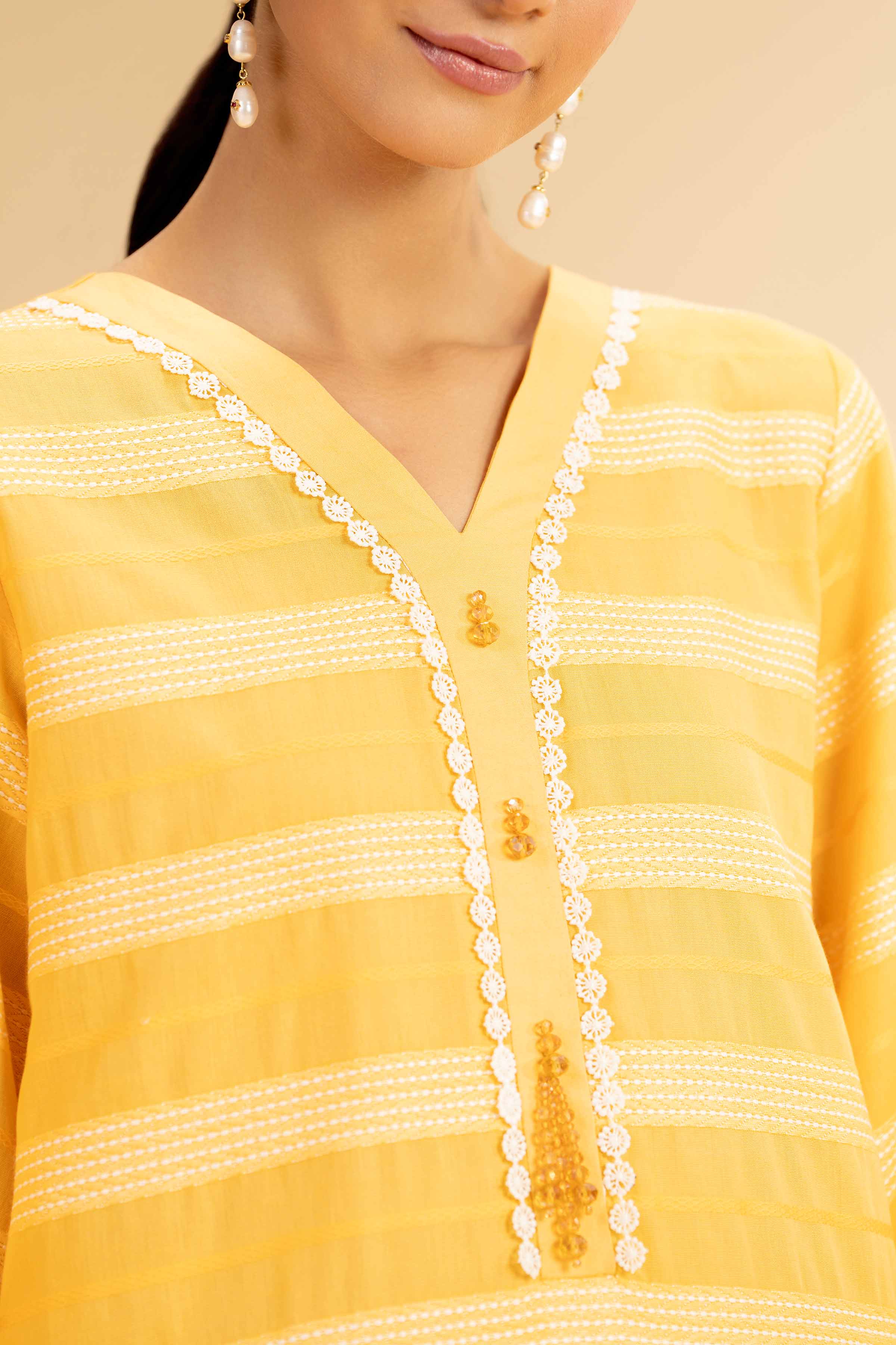 3 Piece - Paste Printed With Jacquard Suit - 42501110 for Women - Unstitched Collection | Nishat | Shop Online