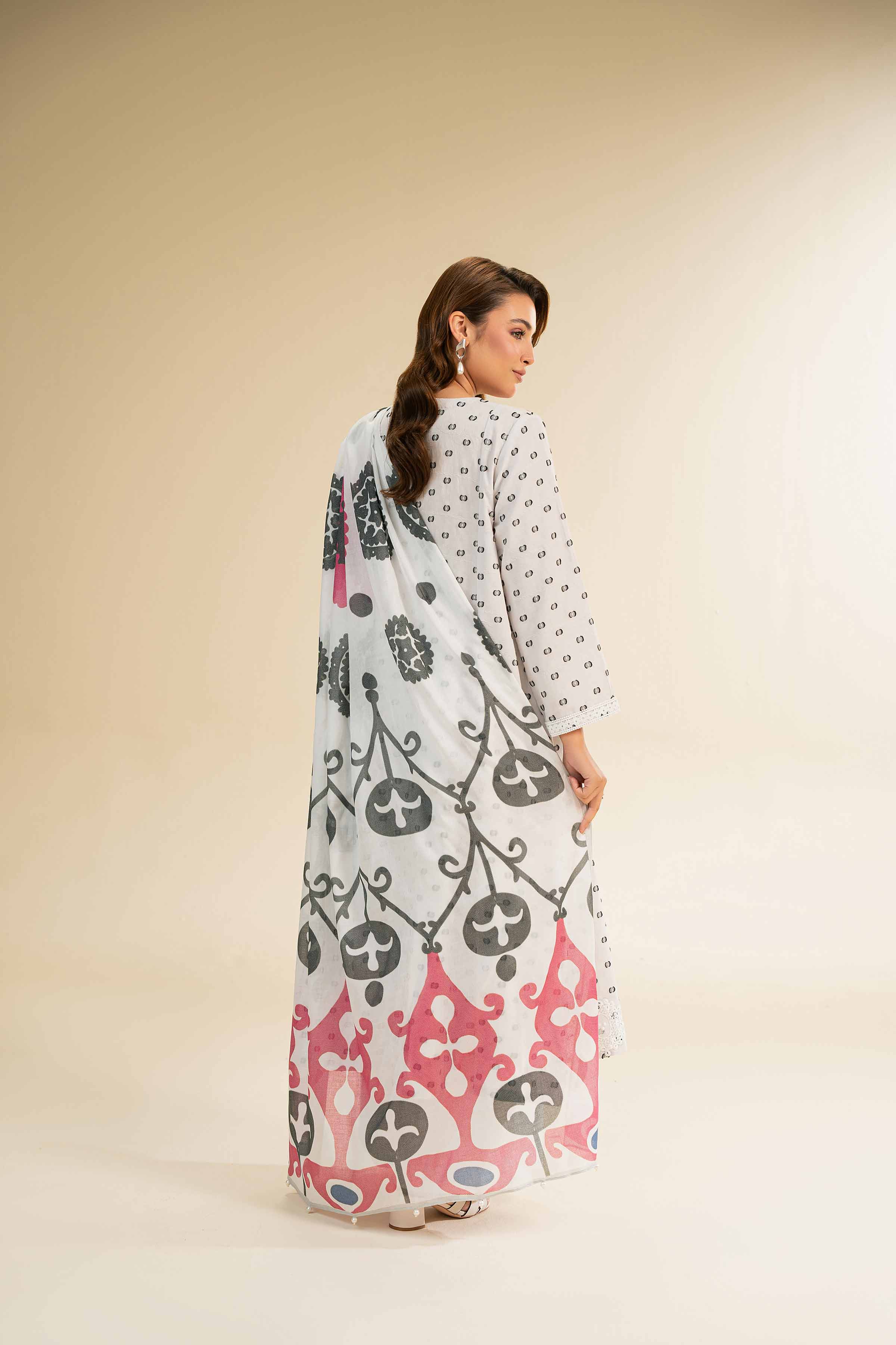 3 Piece - Jacquard Suit - 42501113 for Women - Unstitched Collection | Nishat | Shop Online