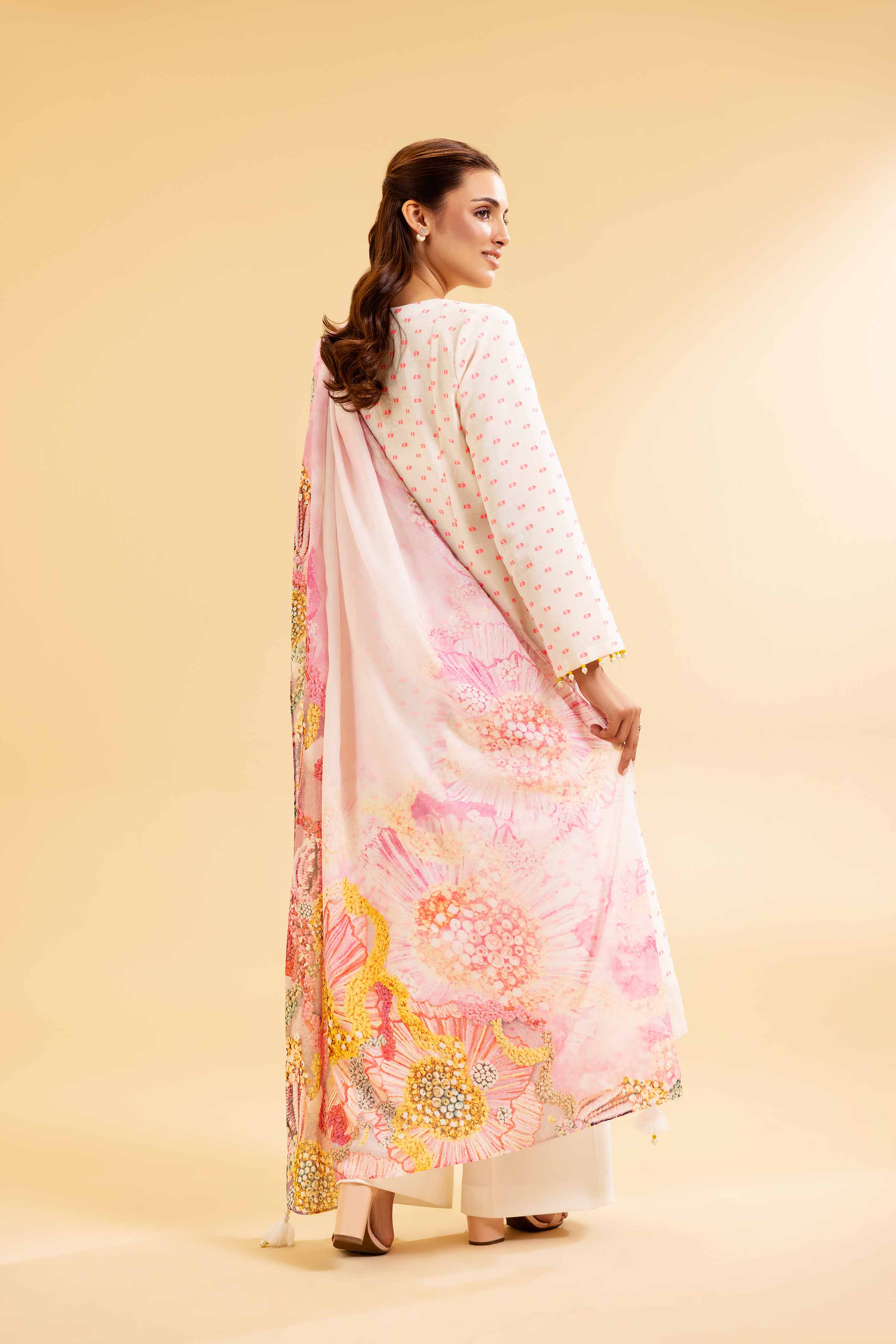 3 Piece - Jacquard Suit - 42501114 for Women - Unstitched Collection | Nishat | Shop Online