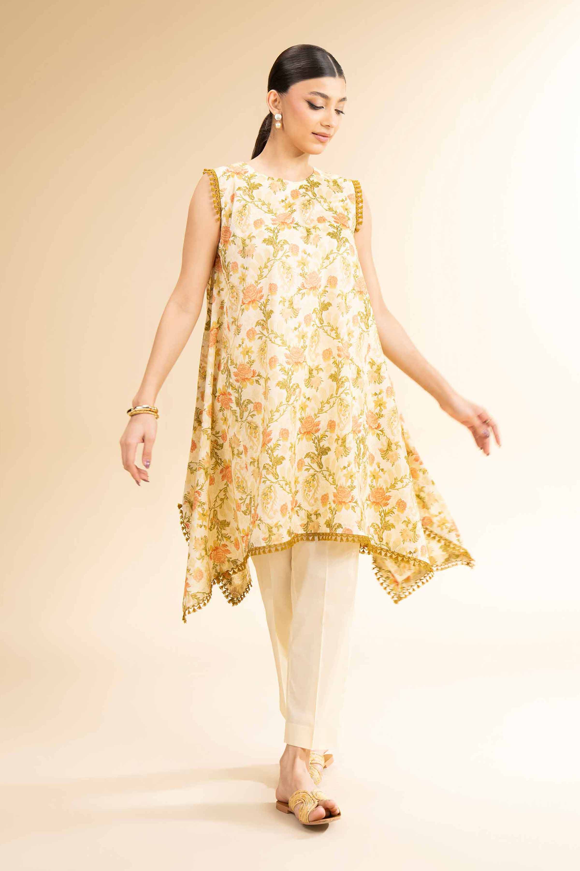 2 Piece - Printed Suit - 42501117 for Women - Unstitched Collection | Nishat | Shop Online