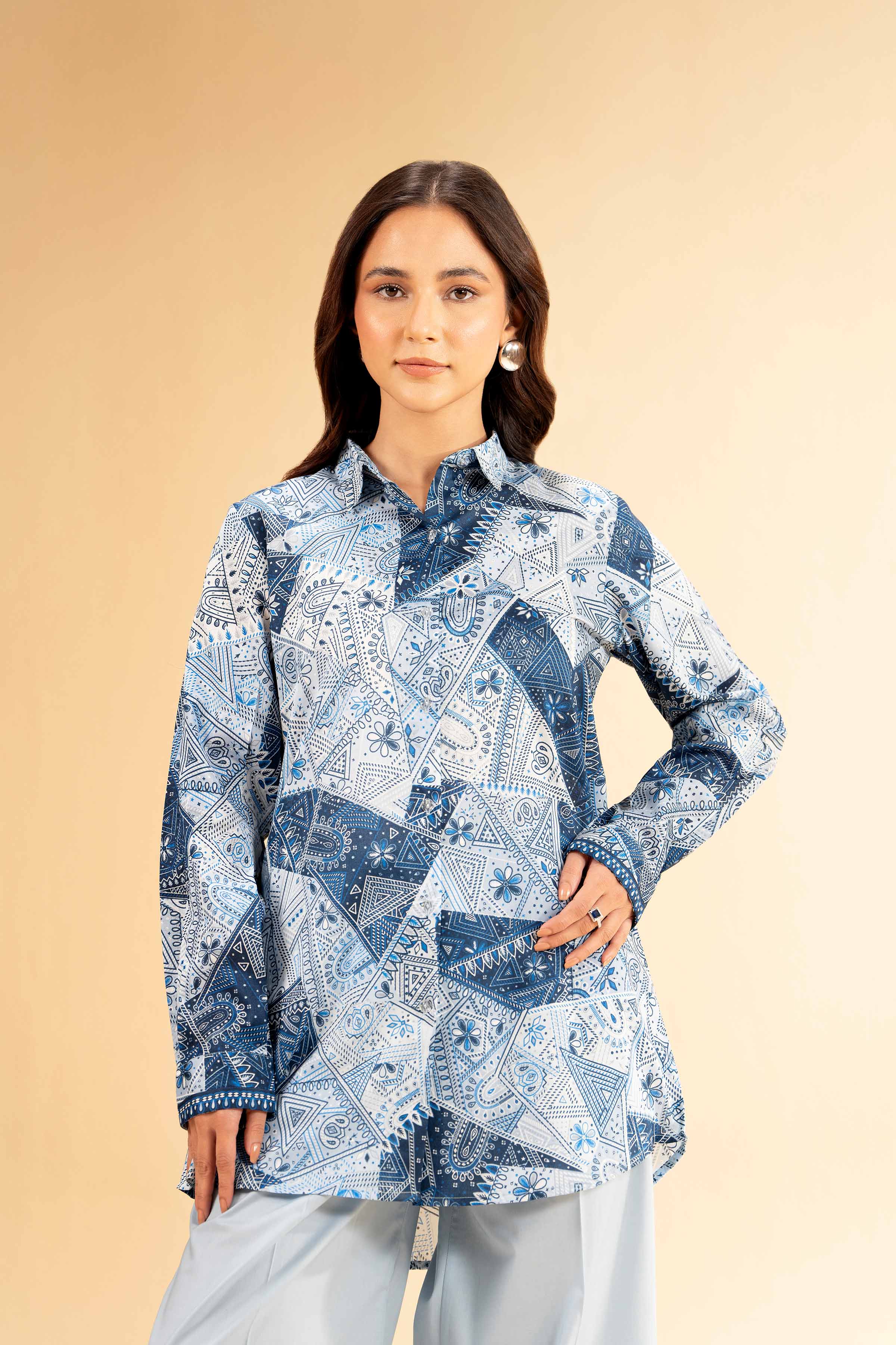 2 Piece - Printed Suit - 42501119 for Women - Unstitched Collection | Nishat | Shop Online